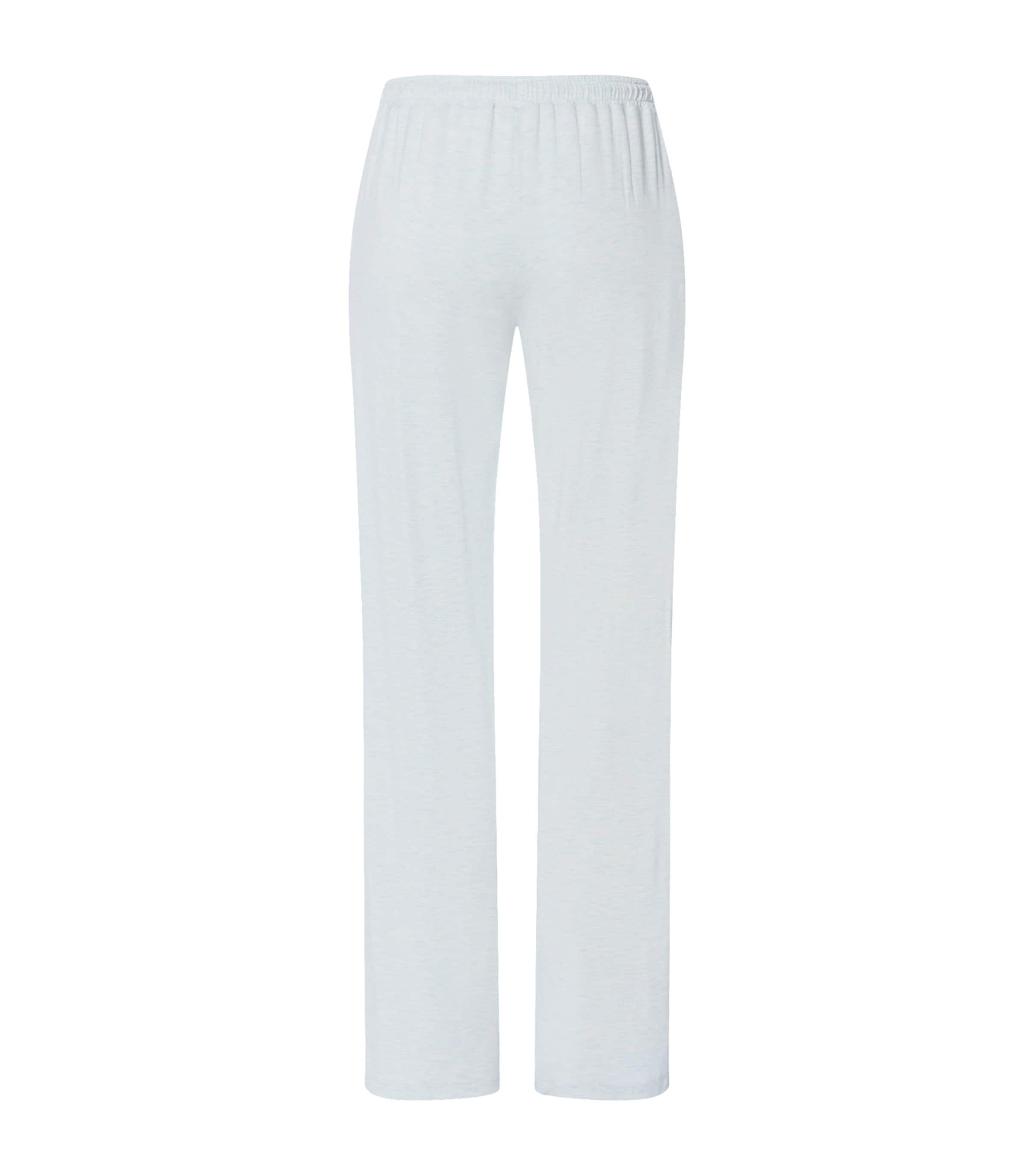 Hanro Womens Natural Elegance Lounge Trousers Watery Blue Melange Image 5