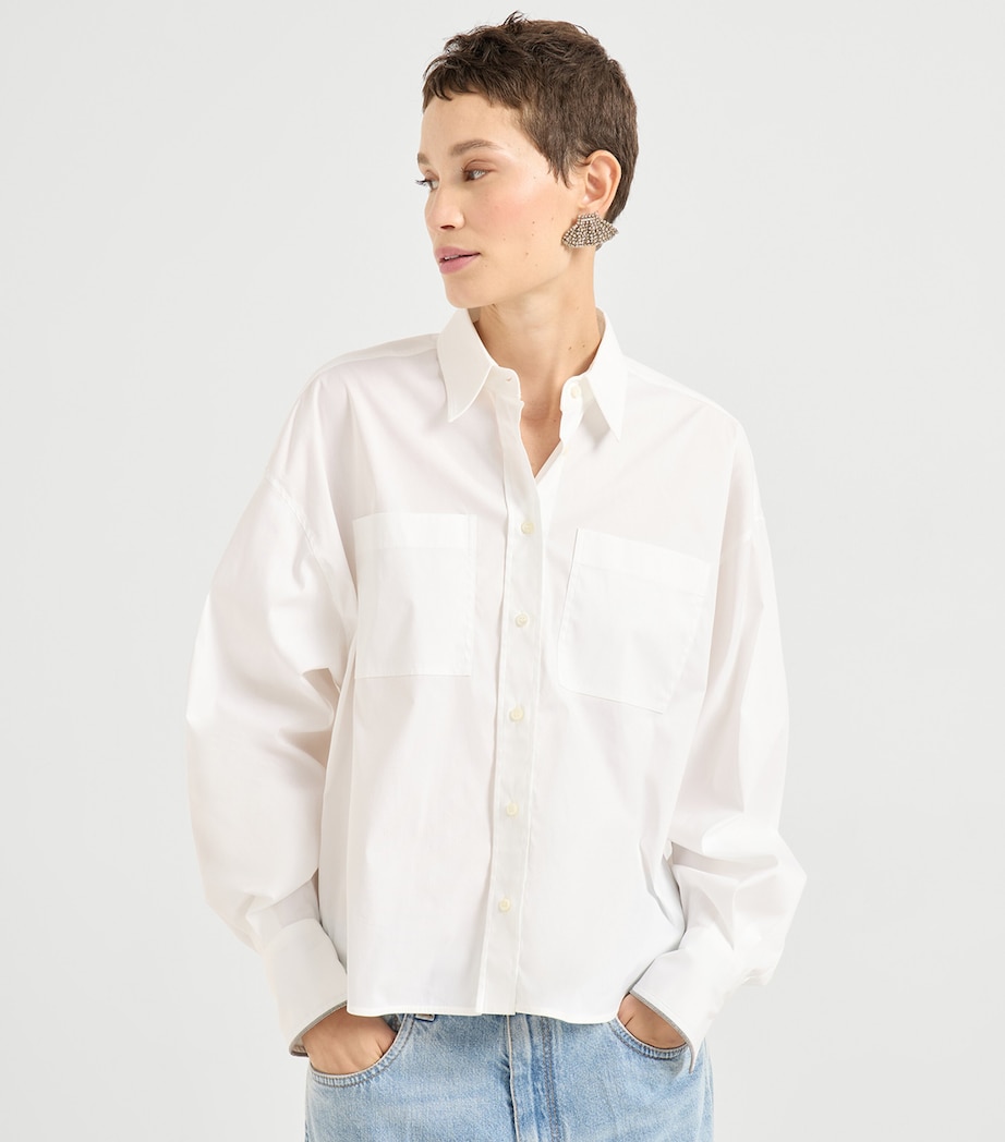 Cotton-Blend Monili Shirt C159 Image 3
