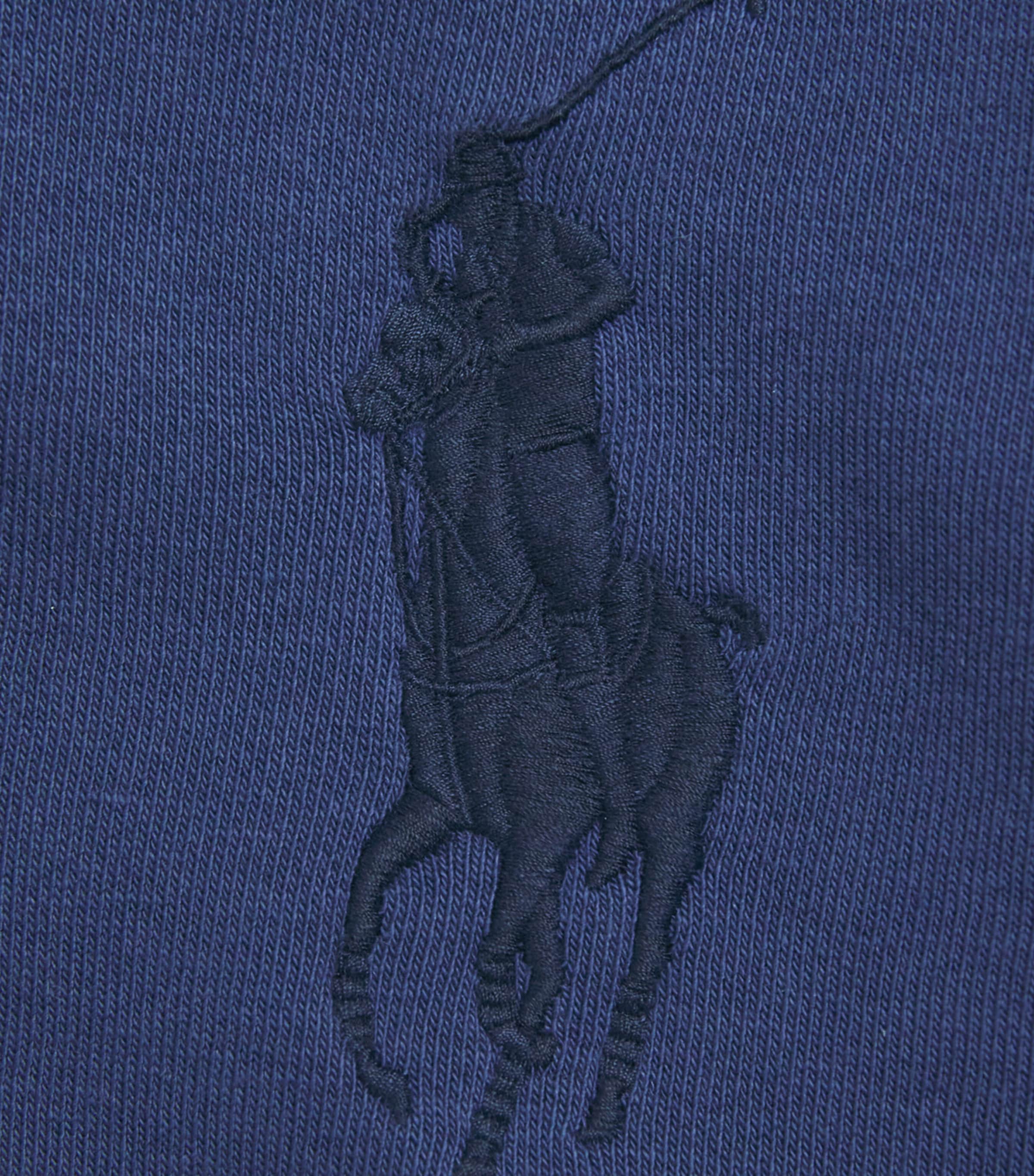 Ralph Lauren Kids Cotton Blend Logo Hoodie (6-14 Years) Navy Image 3