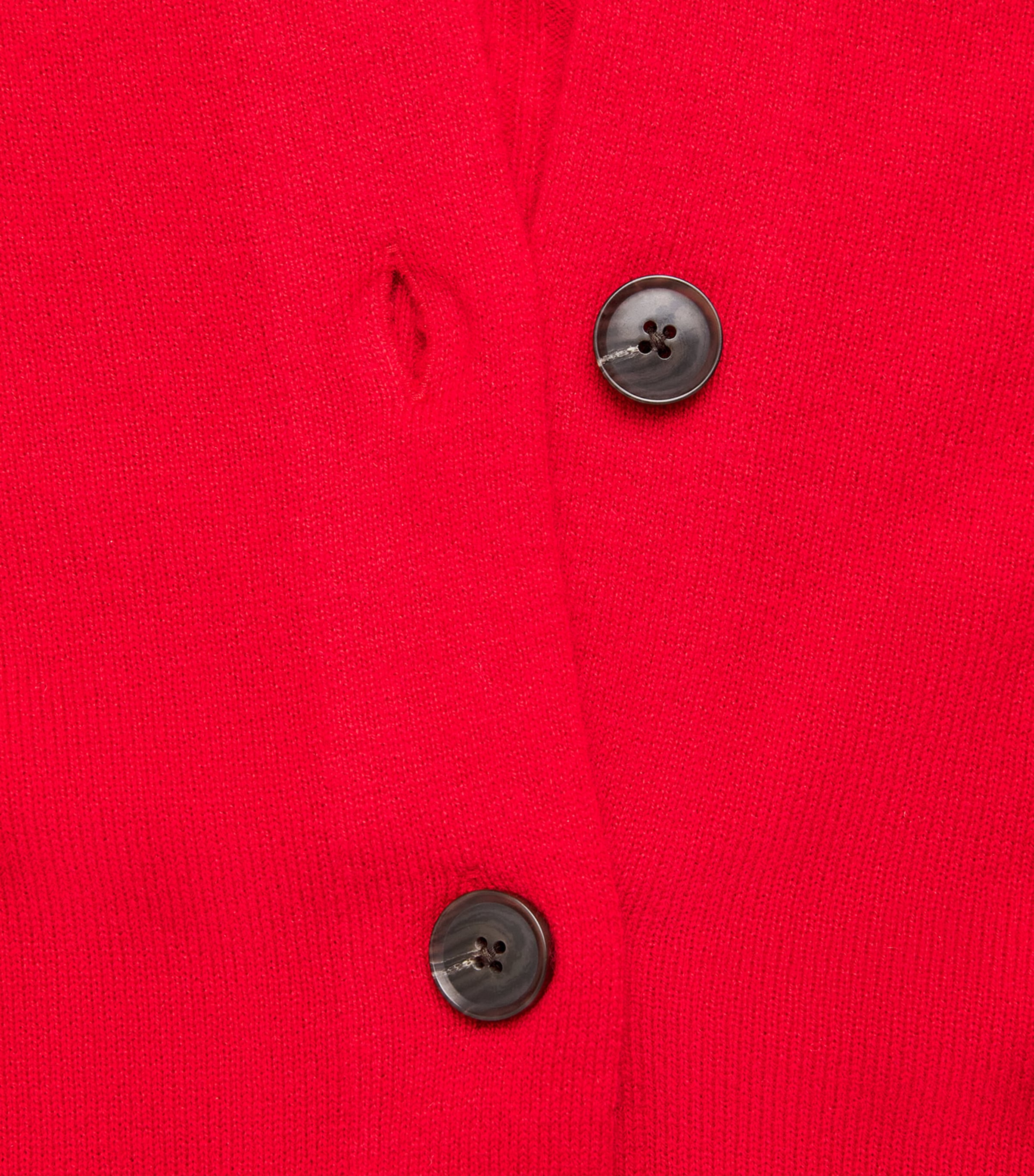ME+EM Womens Wool-Cashmere Saddle-Shoulder Cardigan Scarlet Red Image 6
