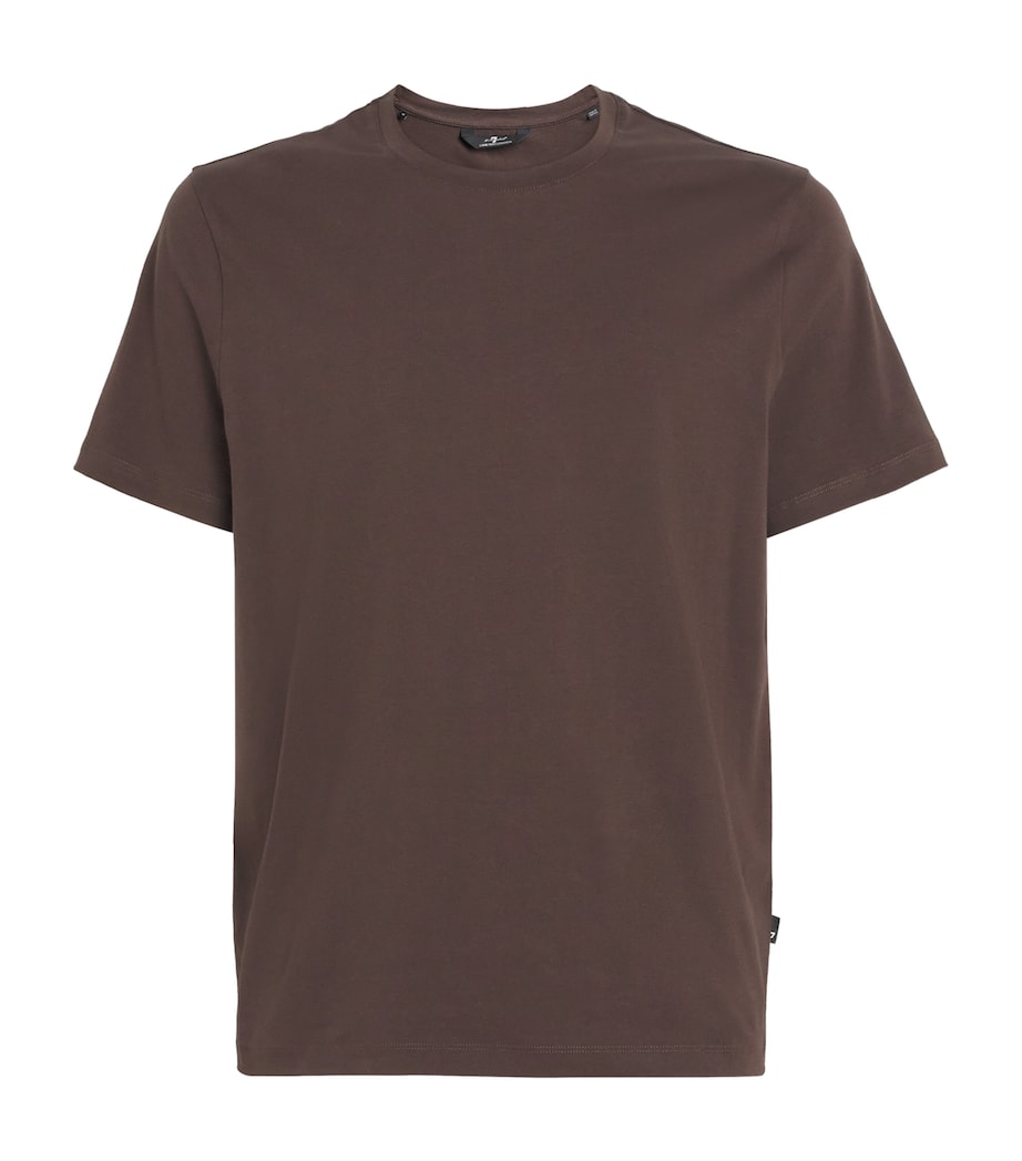 Luxe Performance T-Shirt 1VC - COFFEE BEAN Image 1