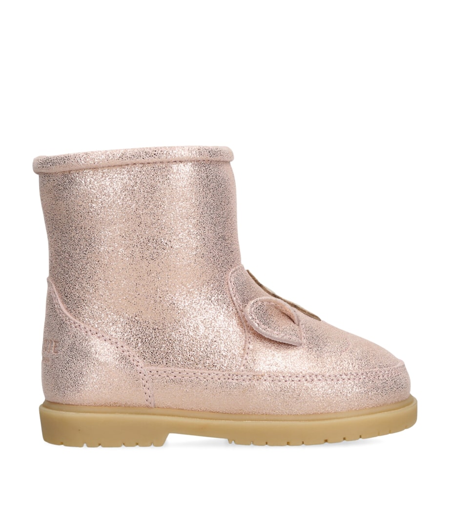 Leather Xelly Unicorn Boots PINK Image 1