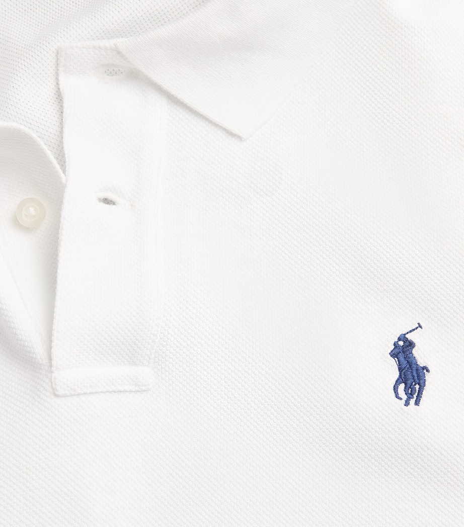 Cotton Polo Shirt WHITE Image 5
