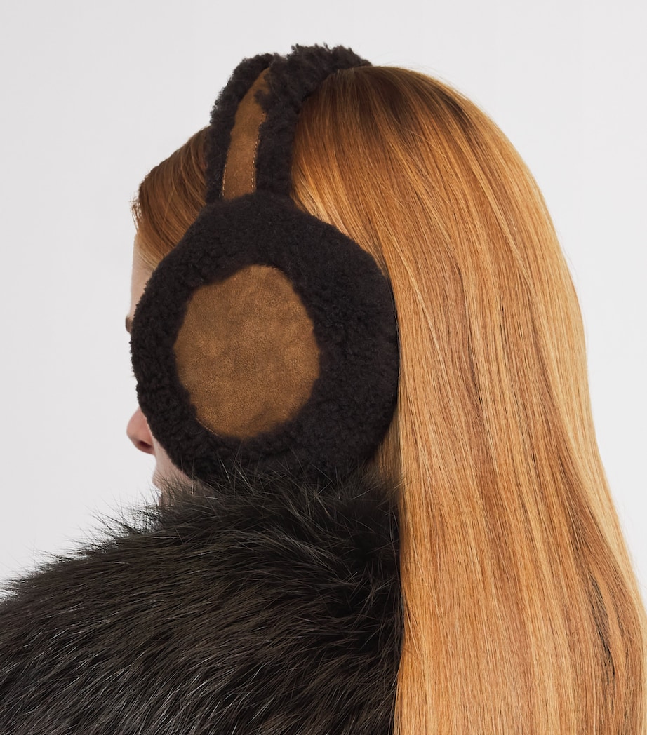 Lambskin Shearling Earmuffs B3198 Image 2