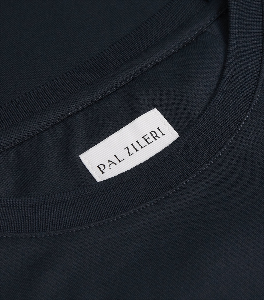 Cotton T-Shirt 01 BLUE NAVY Image 5