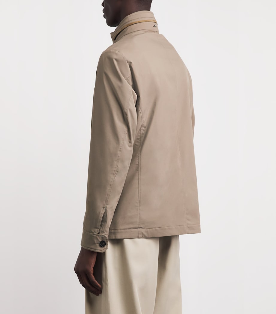 Paul & Shark Mens Typhoon Platinum Jacket Dove Gret Image 5