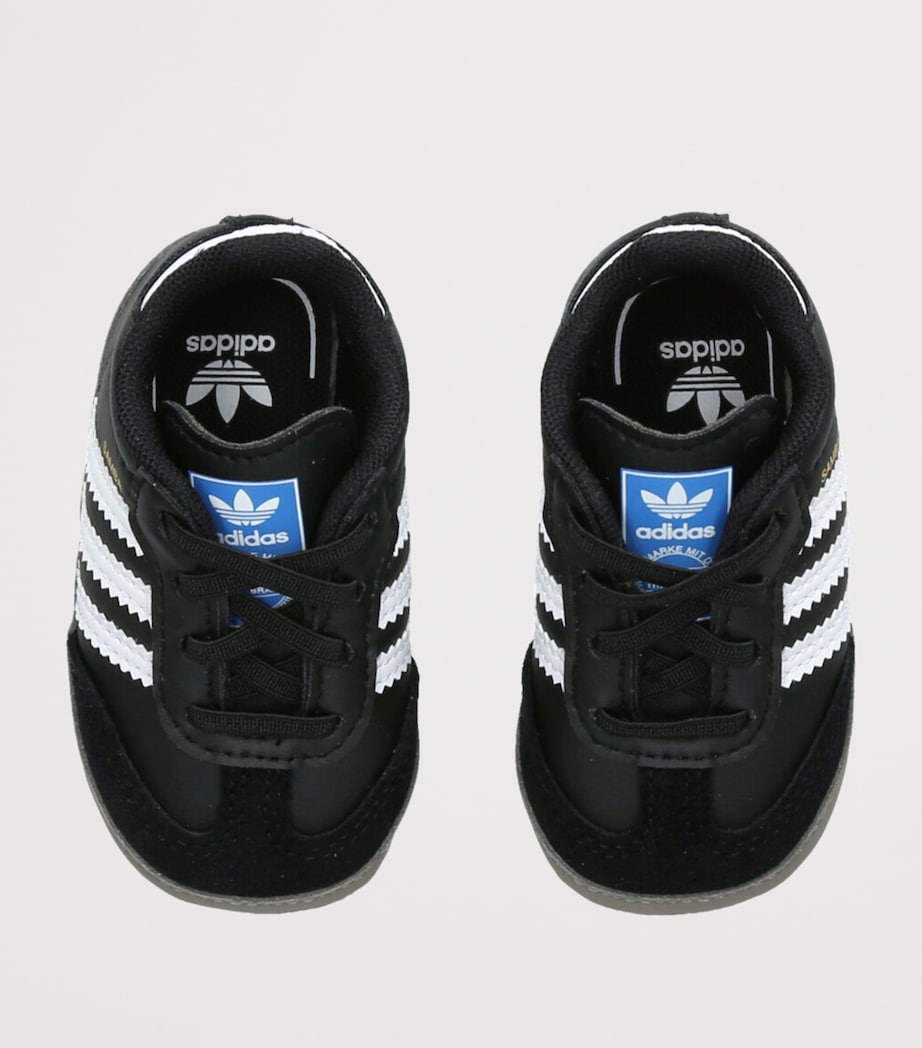 Samba Crib Sneakers BLK/WHITE Image 4