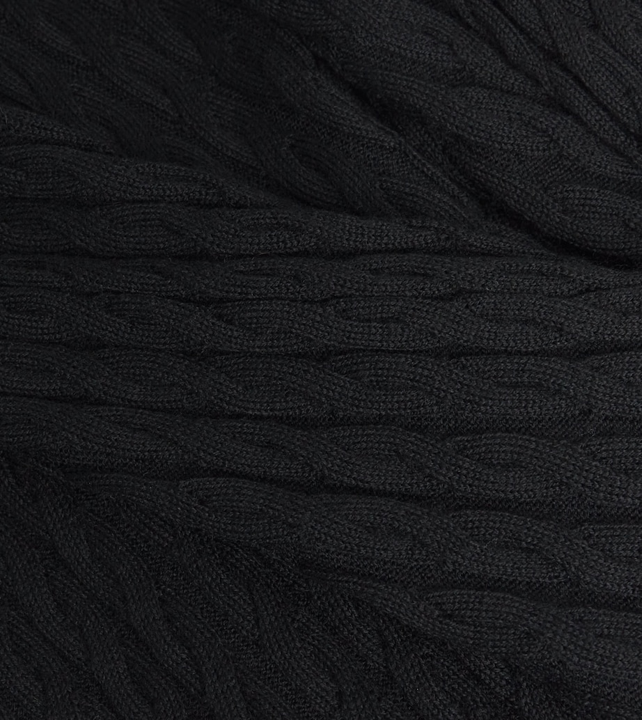 Wool Maxi Dress BLACK 001 Image 5