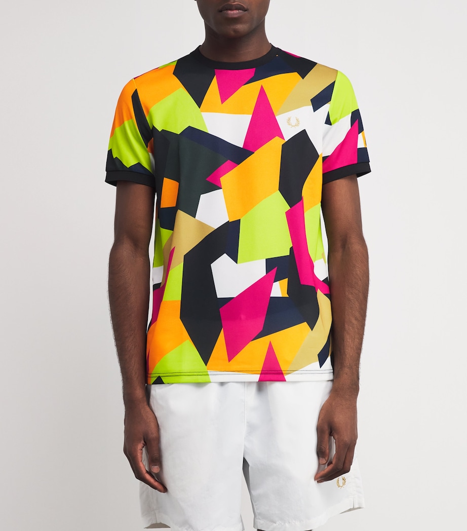 Printed Laurel Wreath T-Shirt X86-TENNIS BLUE Image 3