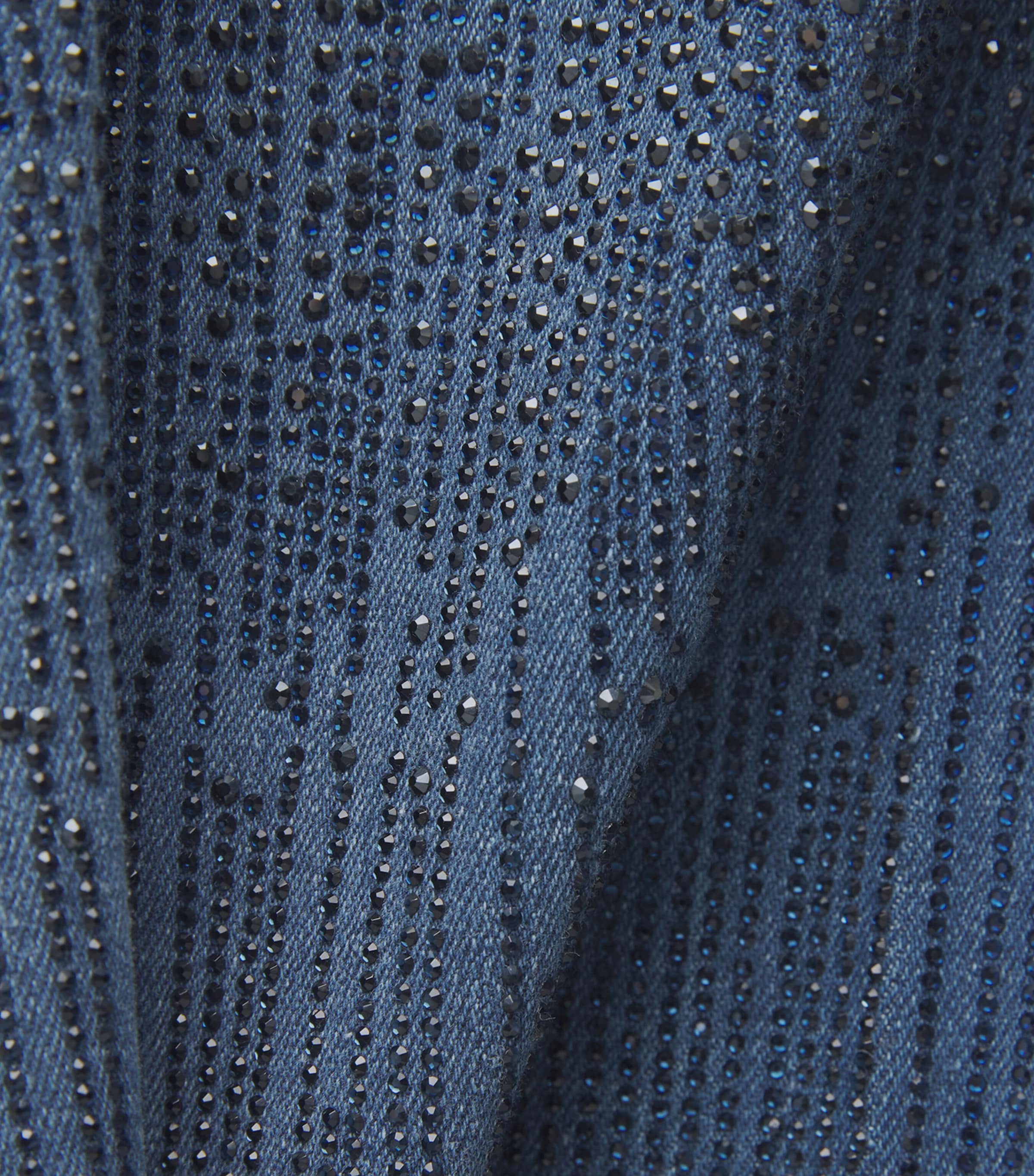 Embellished Wide-Leg Jeans BLUE Image 5