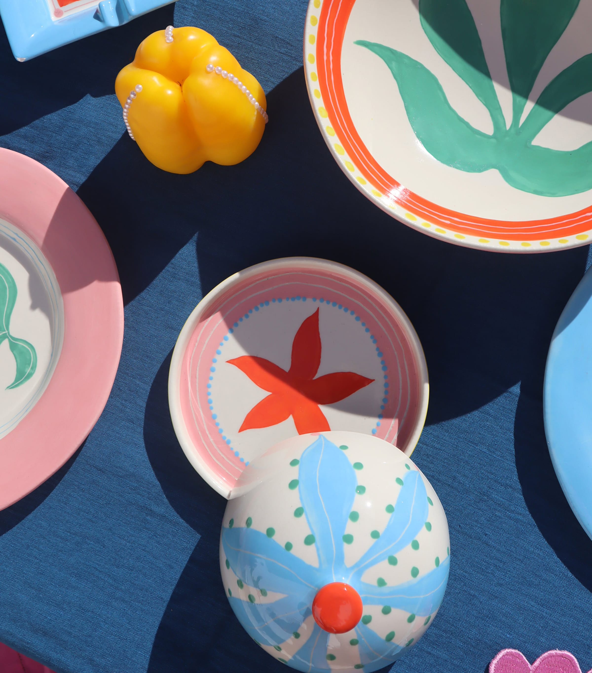 Starfish Butter Dish (16cm) MULTI Image 3