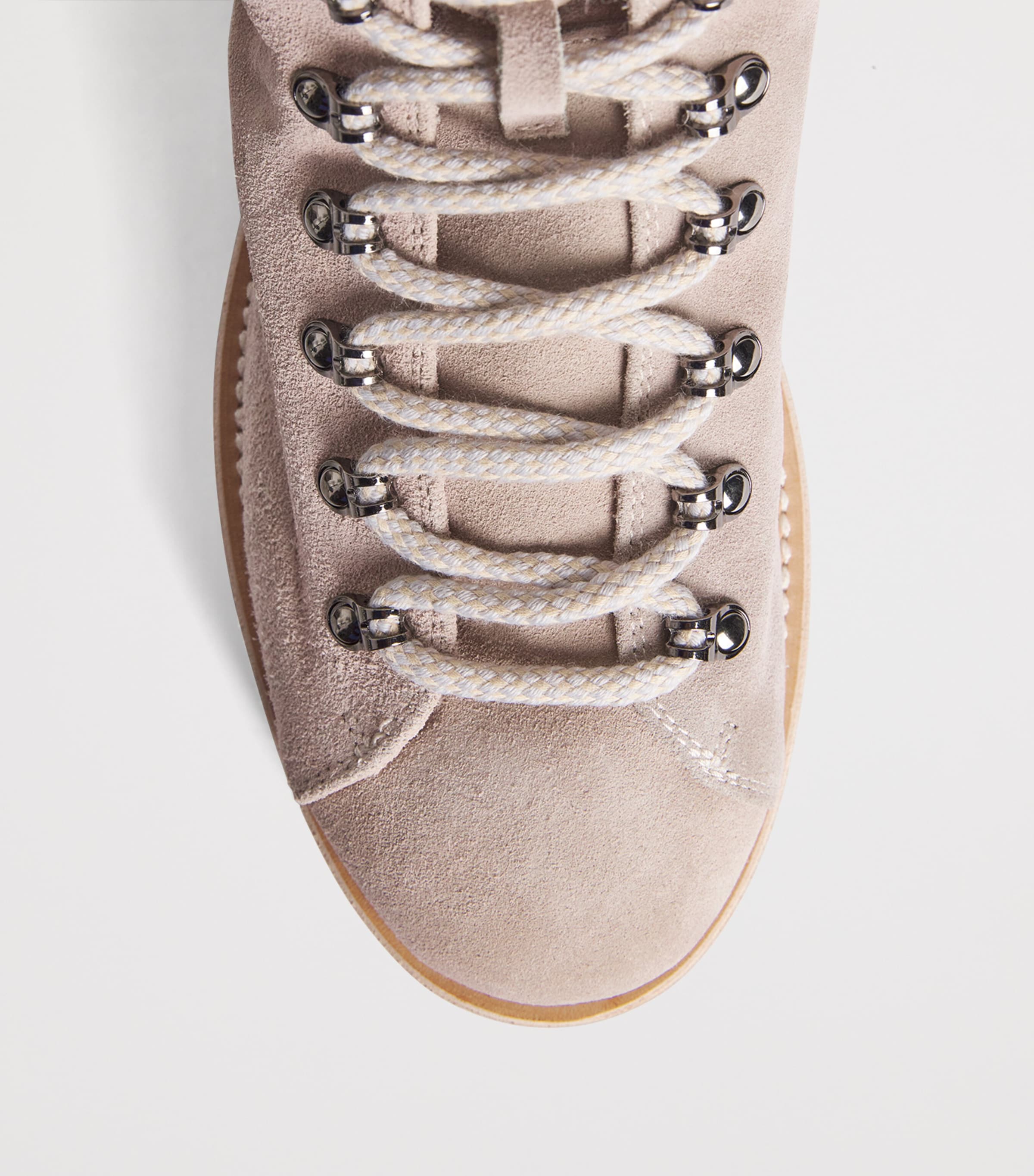 Suede Lace-Up Boots SABBIA E SABBIA Image 4