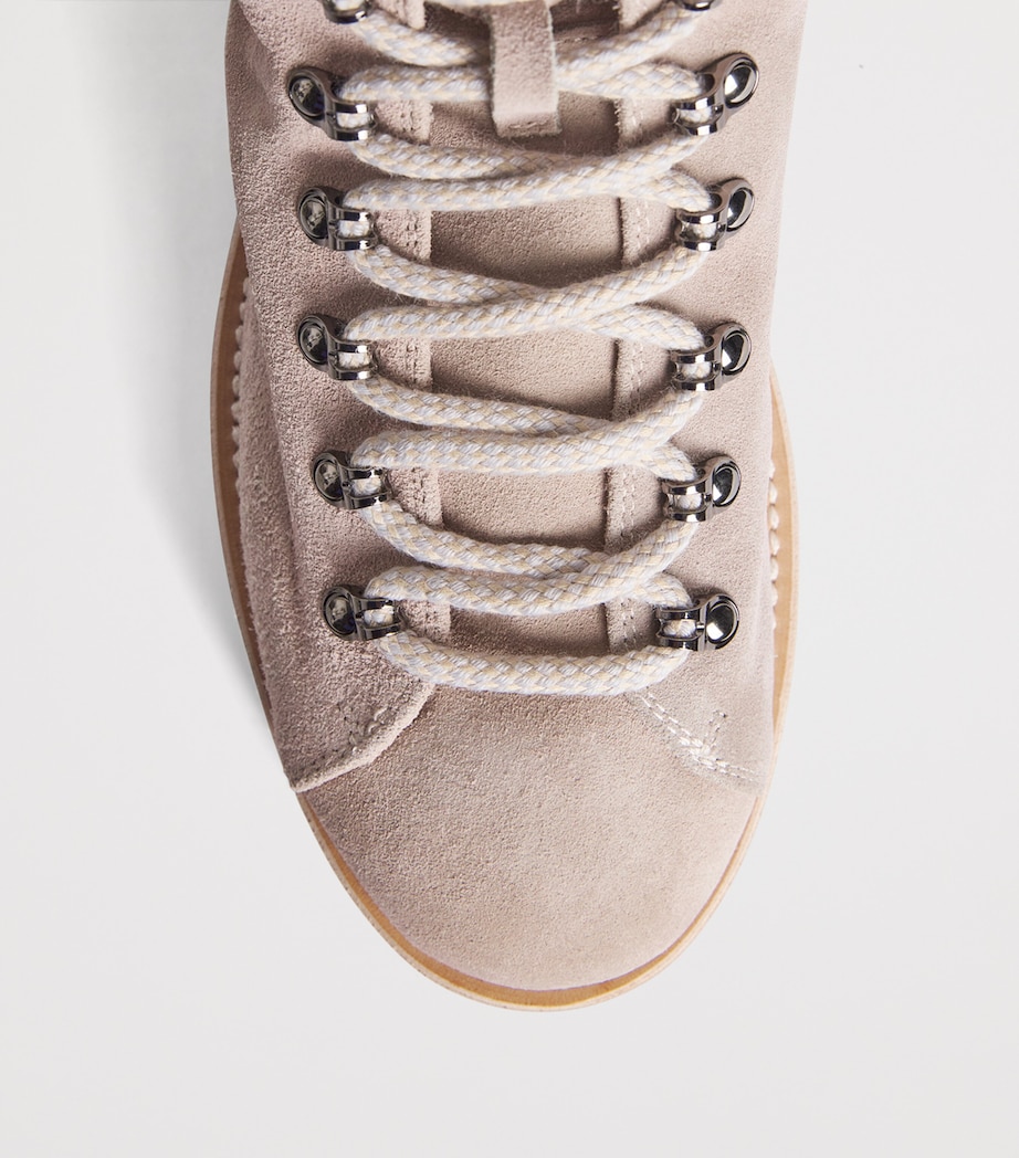 Suede Lace-Up Boots SABBIA E SABBIA Image 4