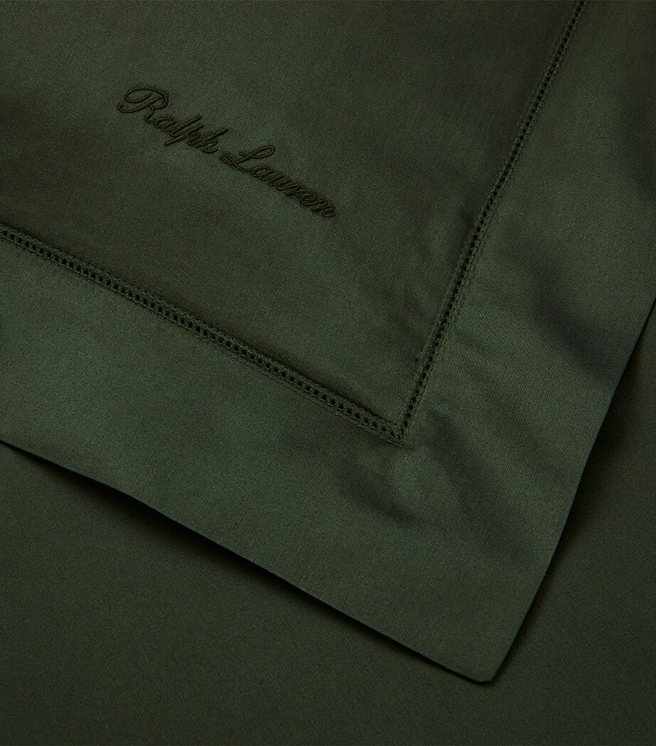 Ralph Lauren Home Cotton RL624 Double Duvet Cover (200cm x 200cm) Dkgreen Image 3
