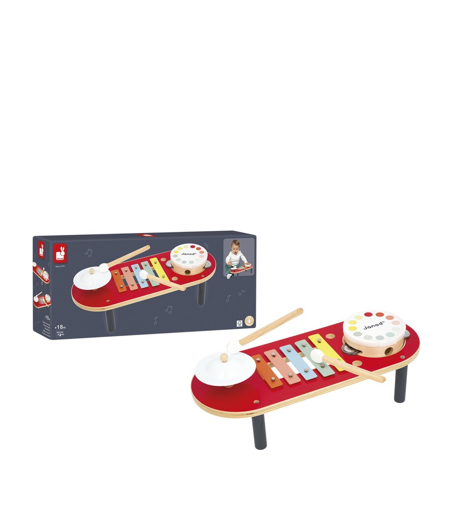 Janod Confetti Musical Activity Table Image 2