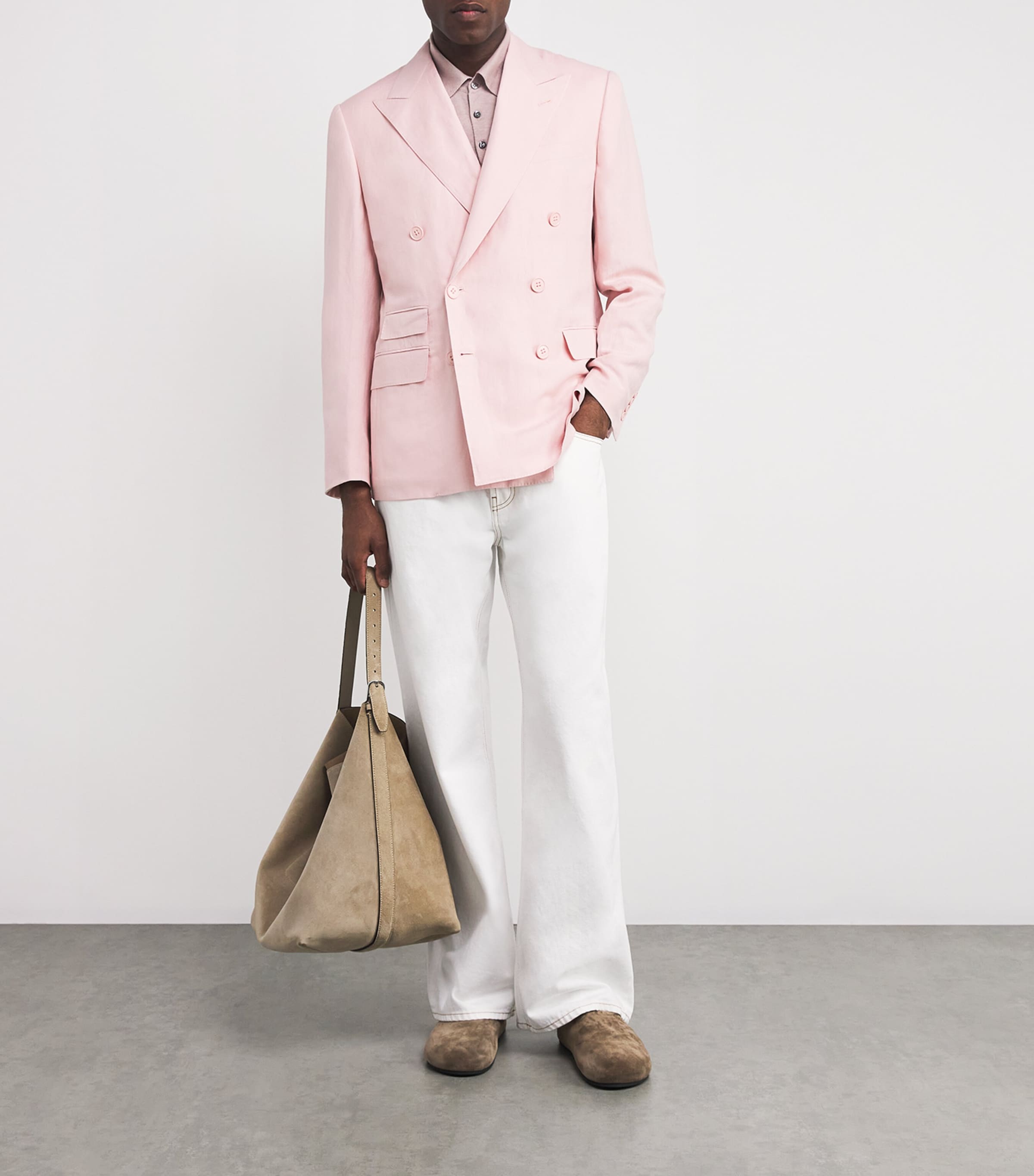 Superfine Merino Polo Shirt SE5215-DUSTY ROSE Image 2