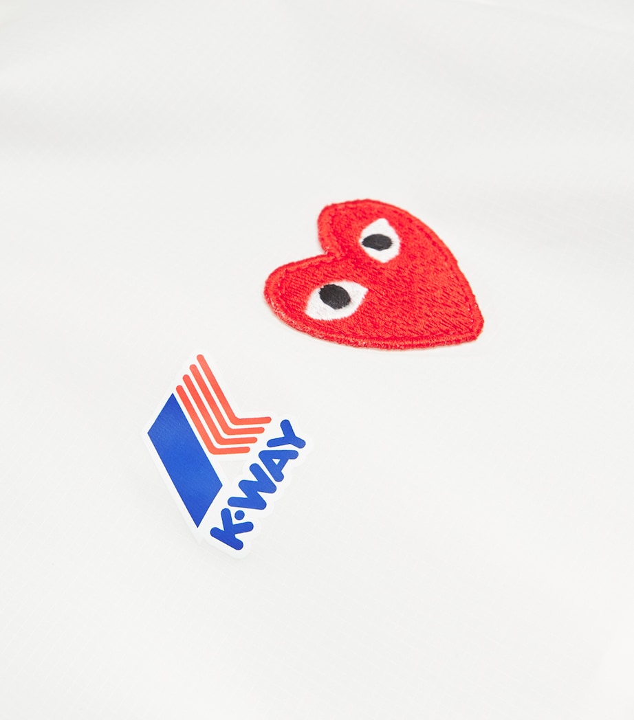 x K-Way Nylon Water-Resistant Jacket WHITE Image 5