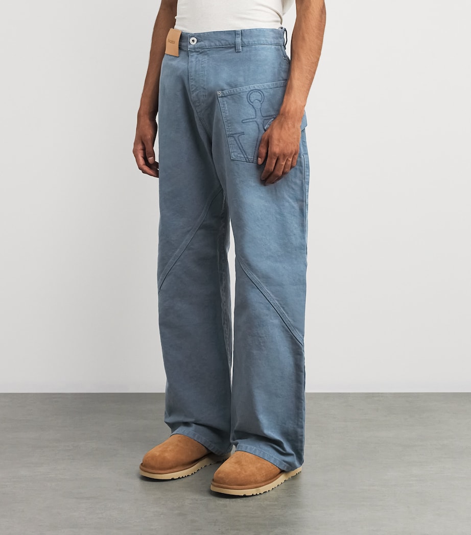 Denim Twist Jeans STEEL BLUE Image 3