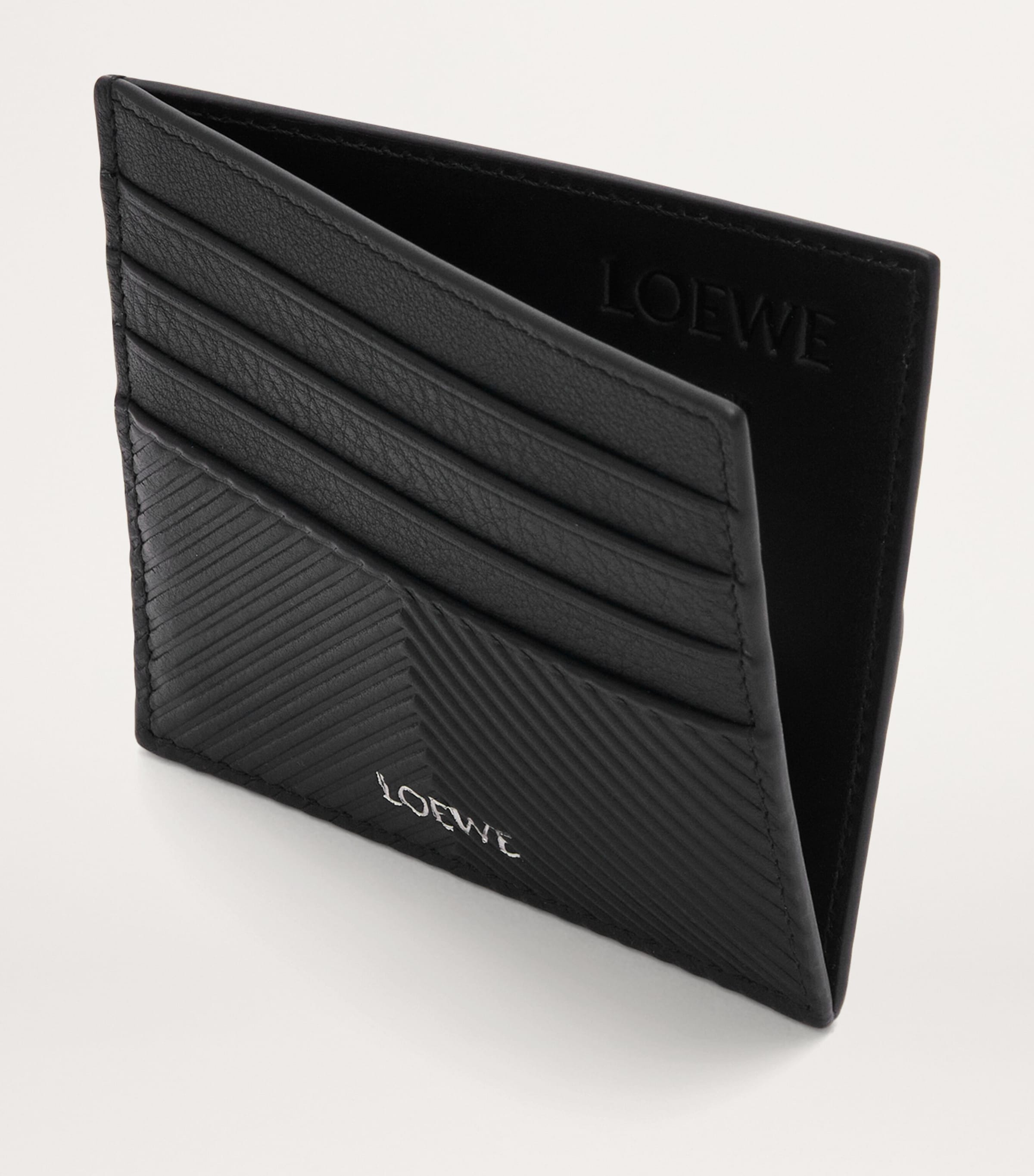 Leather Logo Card Holder BLACK Image 2