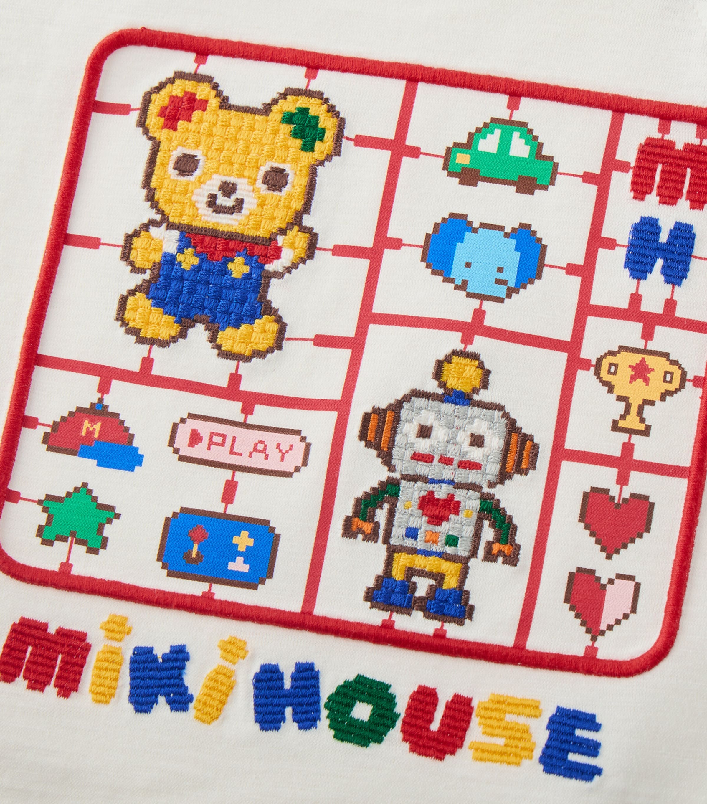 Miki House Cotton Embroidered Graphic T-Shirt (12 Months-7 Years) Image 4