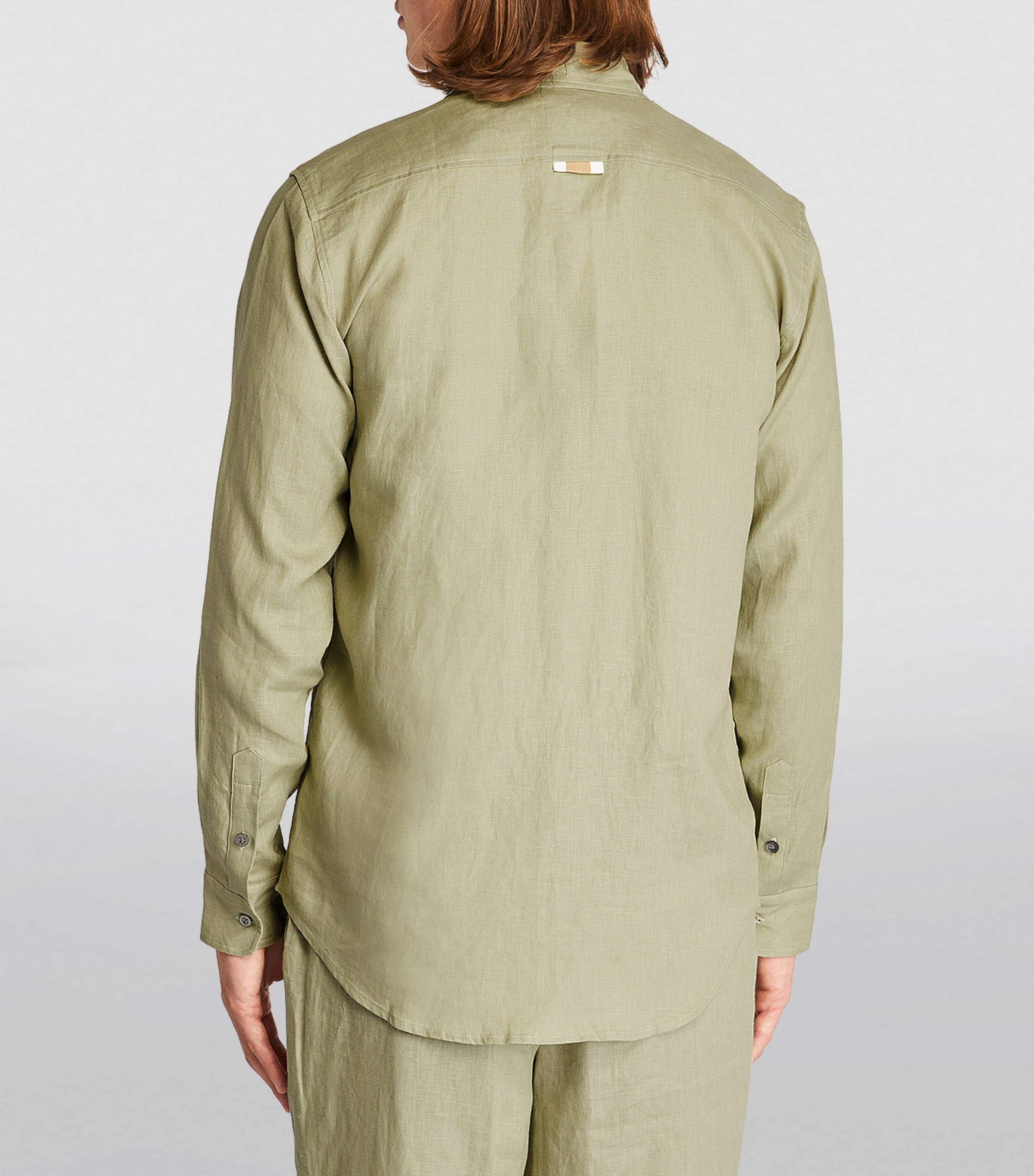 Linen Shirt SAGE- 16 Image 4
