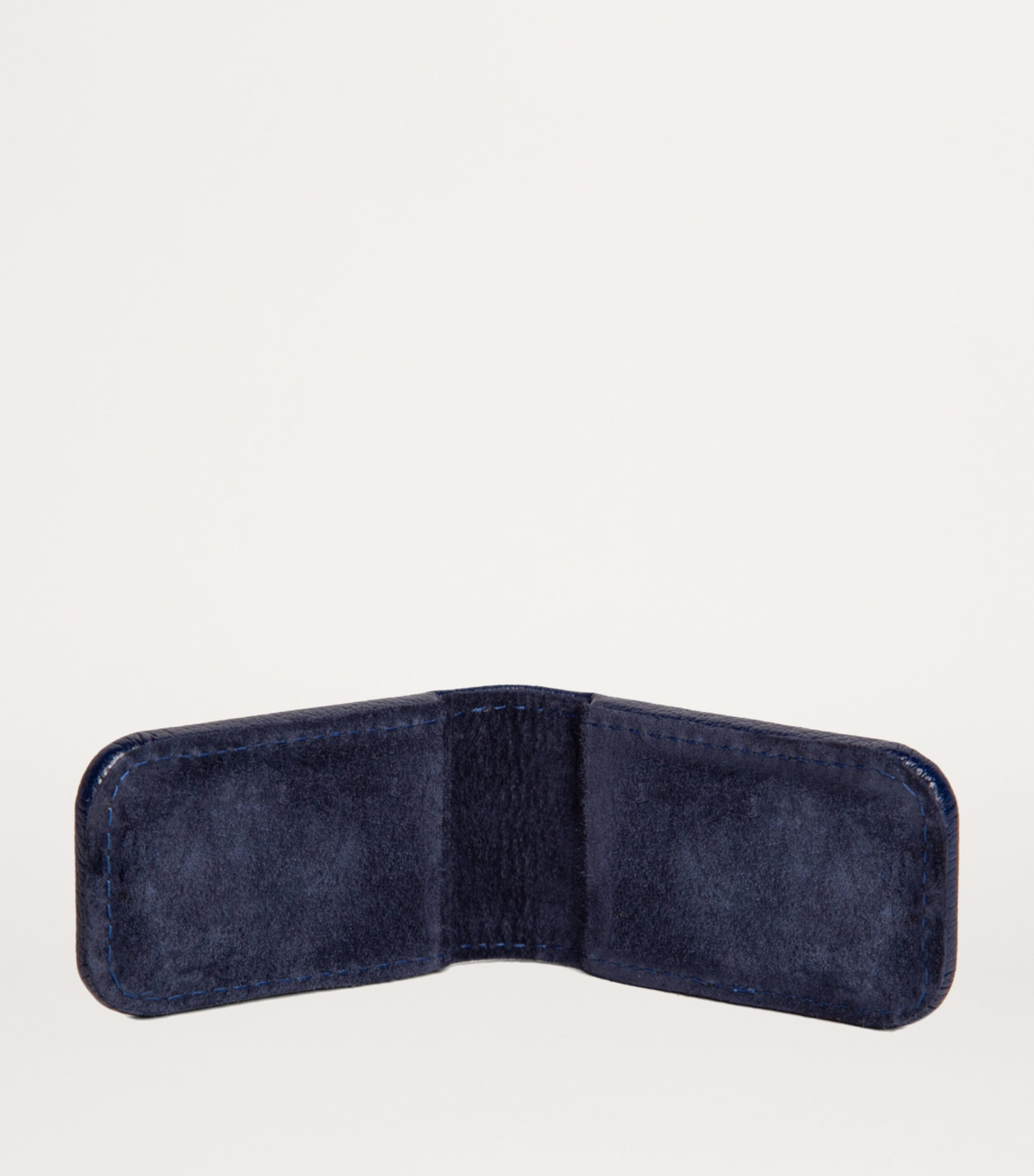 Ettinger Leather Capra Money Clip Marine Blue Image 3