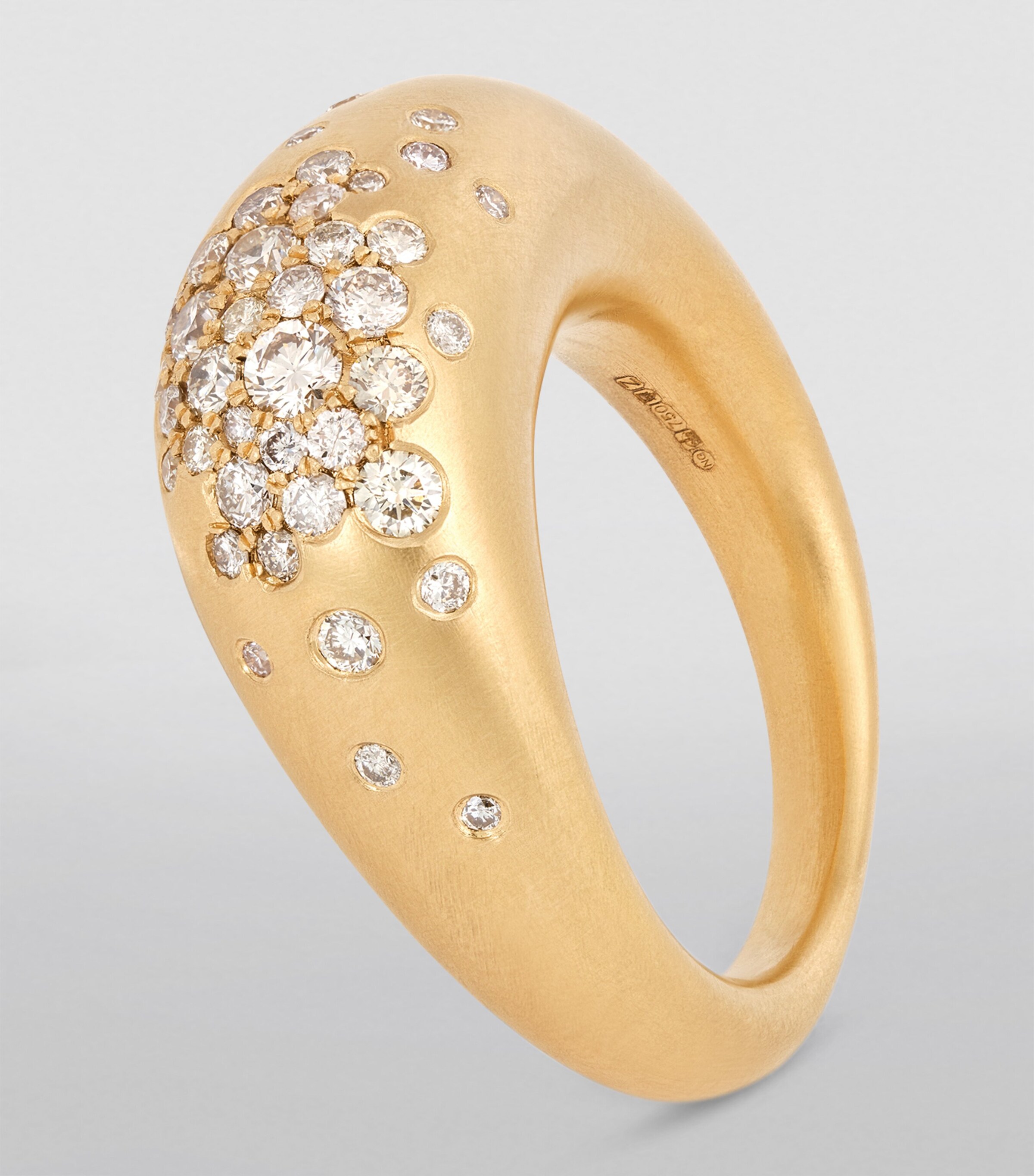 Big Yellow Gold and Champagne Diamond My Muse Urban Winter Ring YELLOW GOLD Image 5