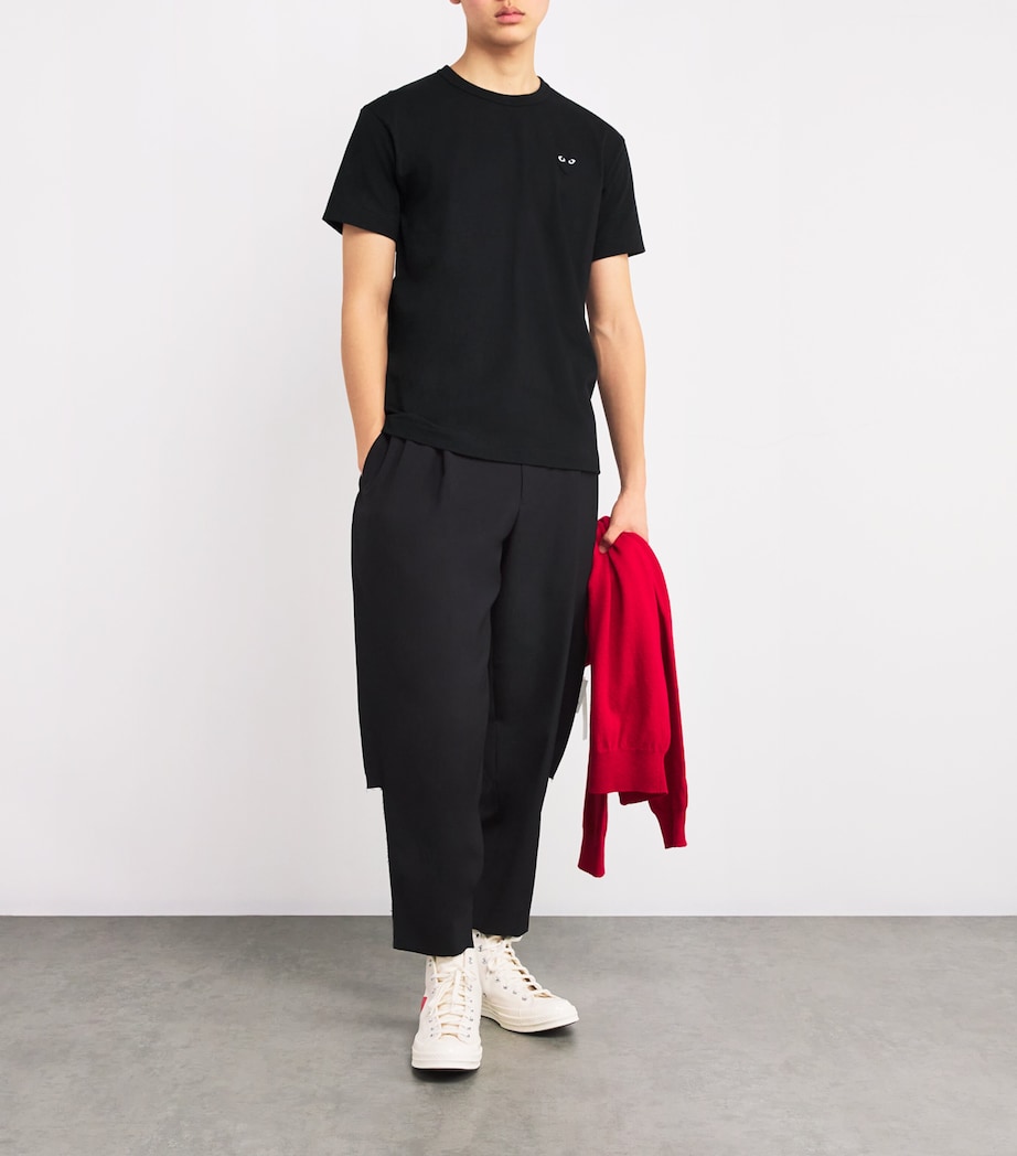 Heart Logo T-Shirt BLACK Image 2