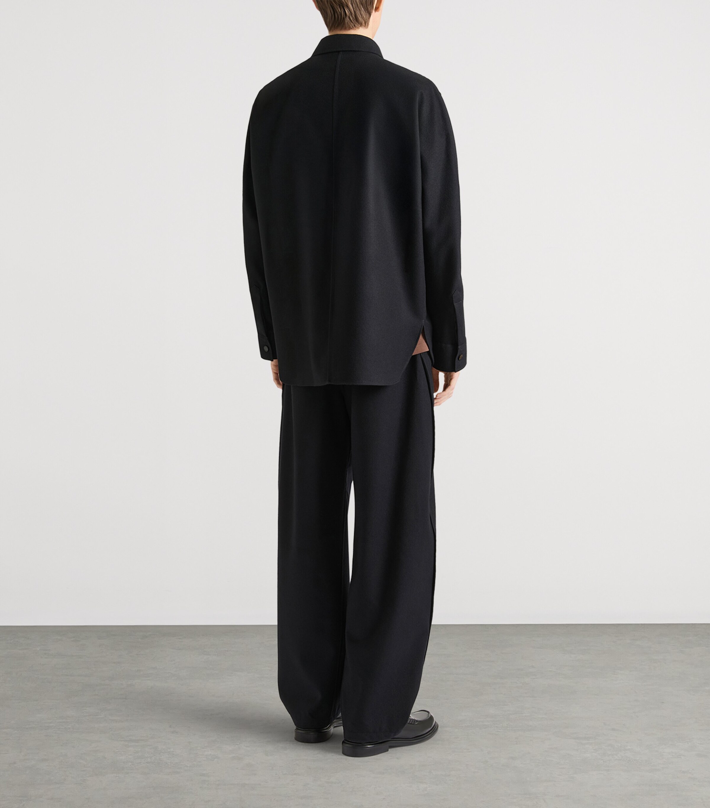 Givenchy Mens Wool Couture Seam Trousers Image 3