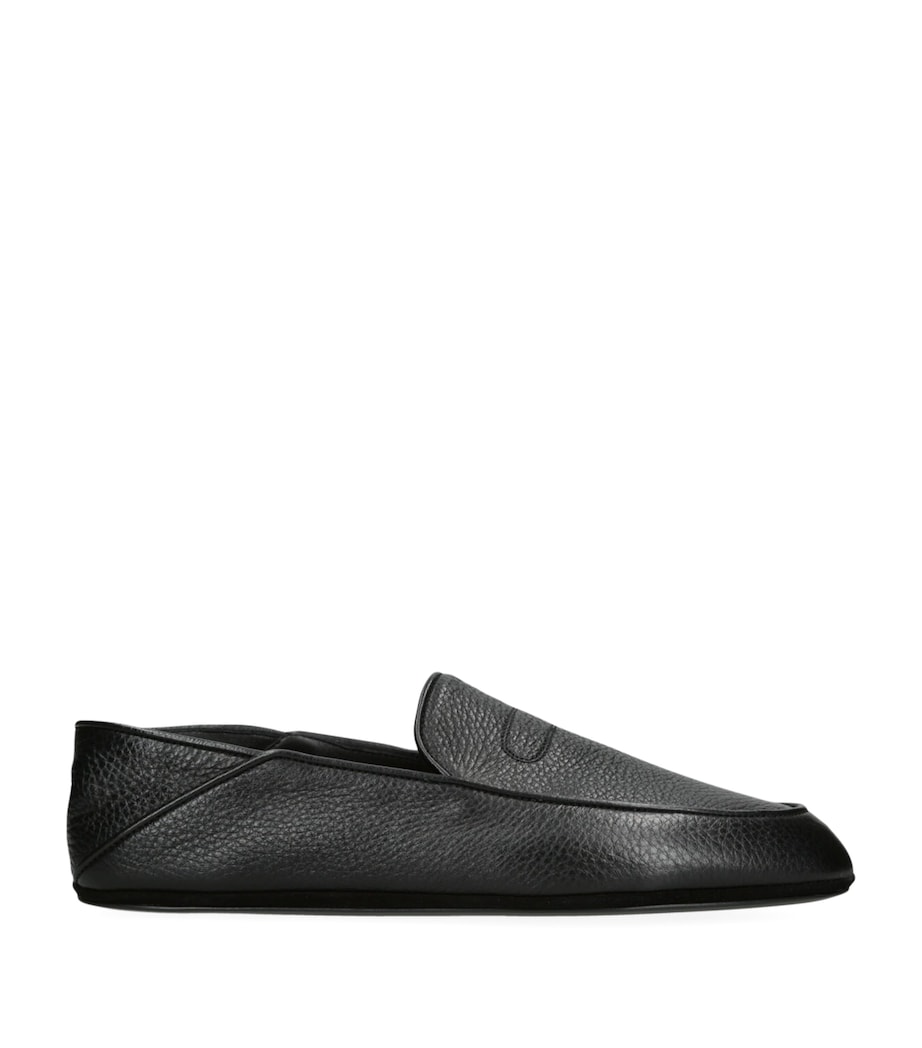 Leather Kingston II Slippers BLACK Image 1