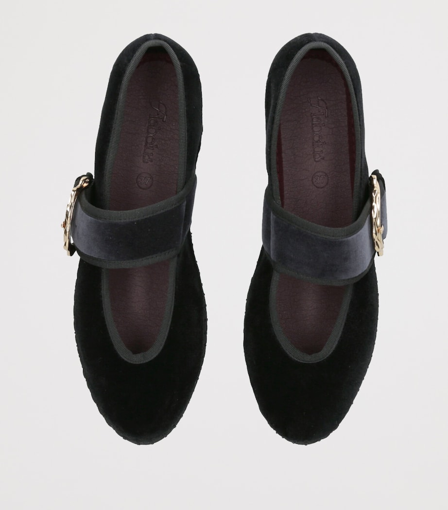 Velvet Sophie Mary Janes BLACK Image 4