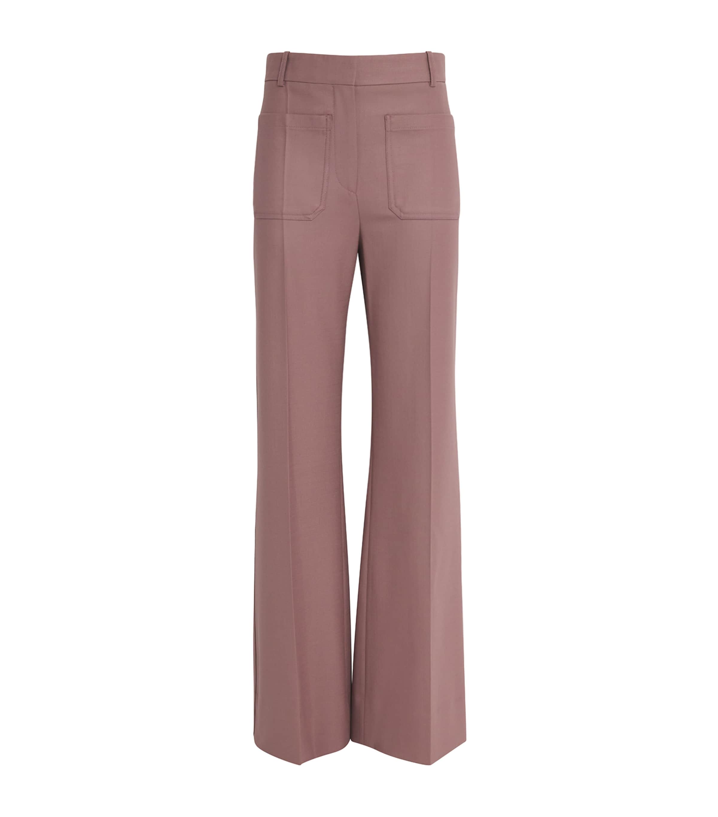 victoria high waisted dress pants mauve Victoria- High dress pants main image 0