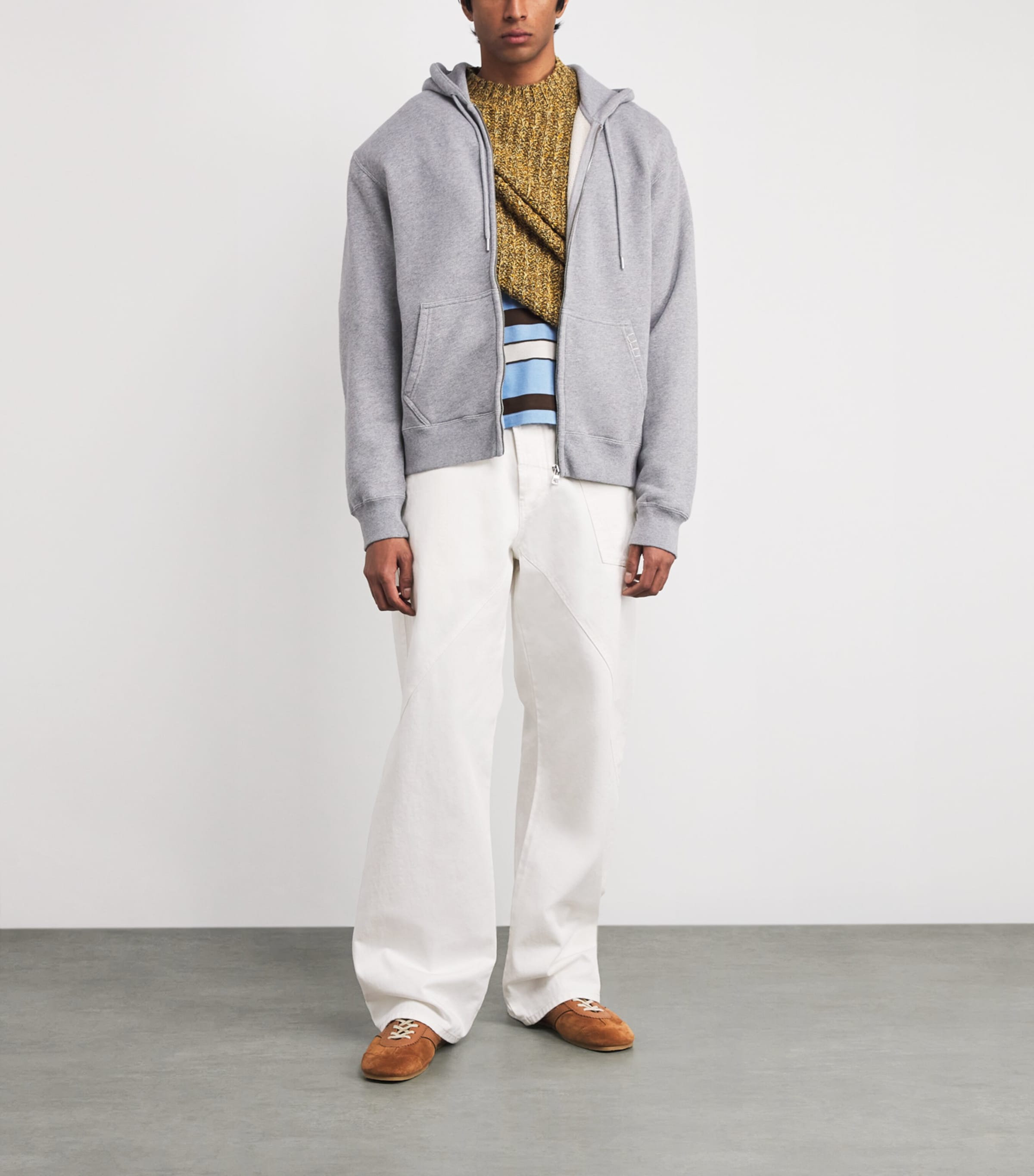 Twisted Straight Jeans OFF WHITE-002 Image 2