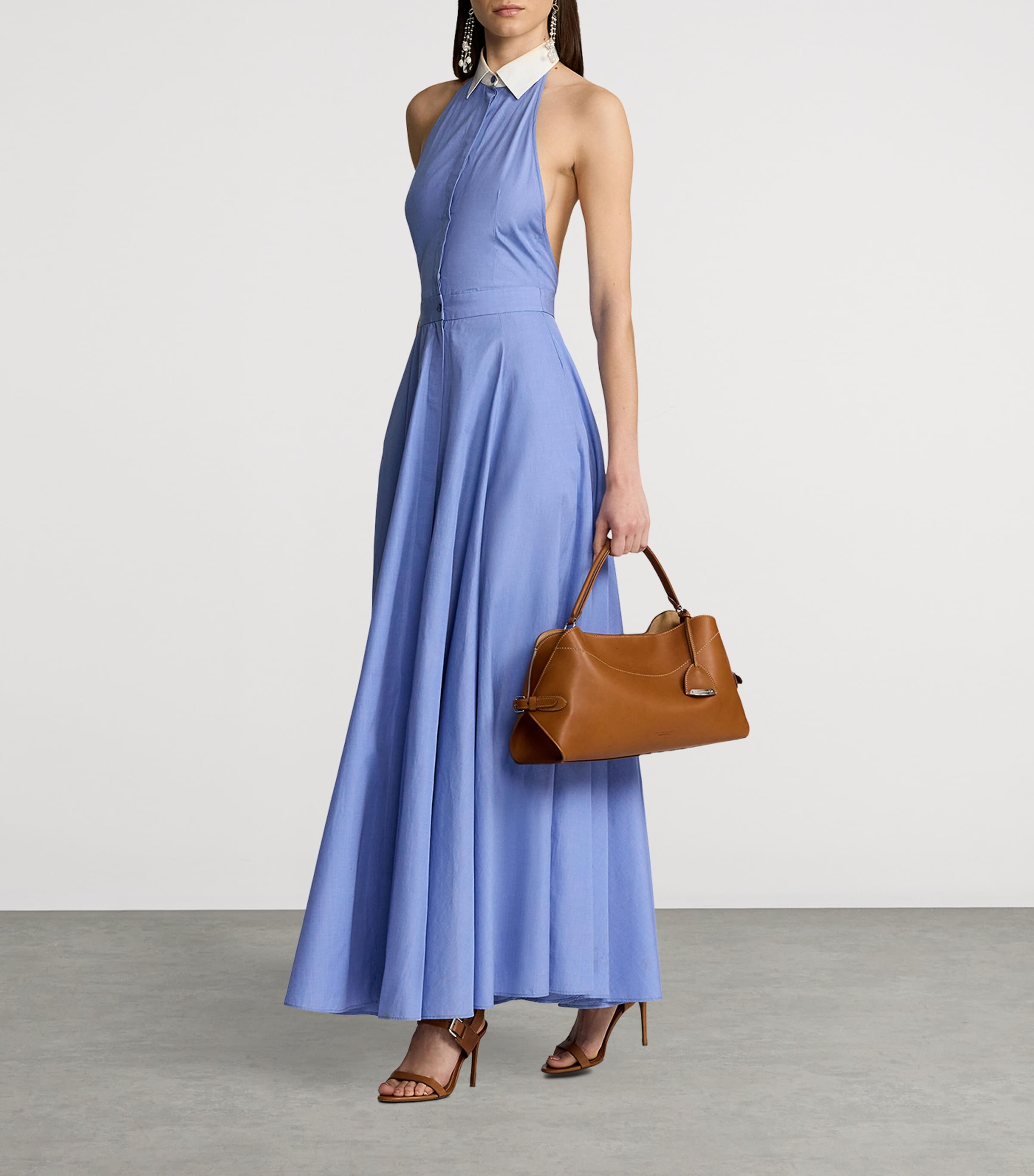 Leather RL 888 Top Handle Bag RL GOLD Image 6