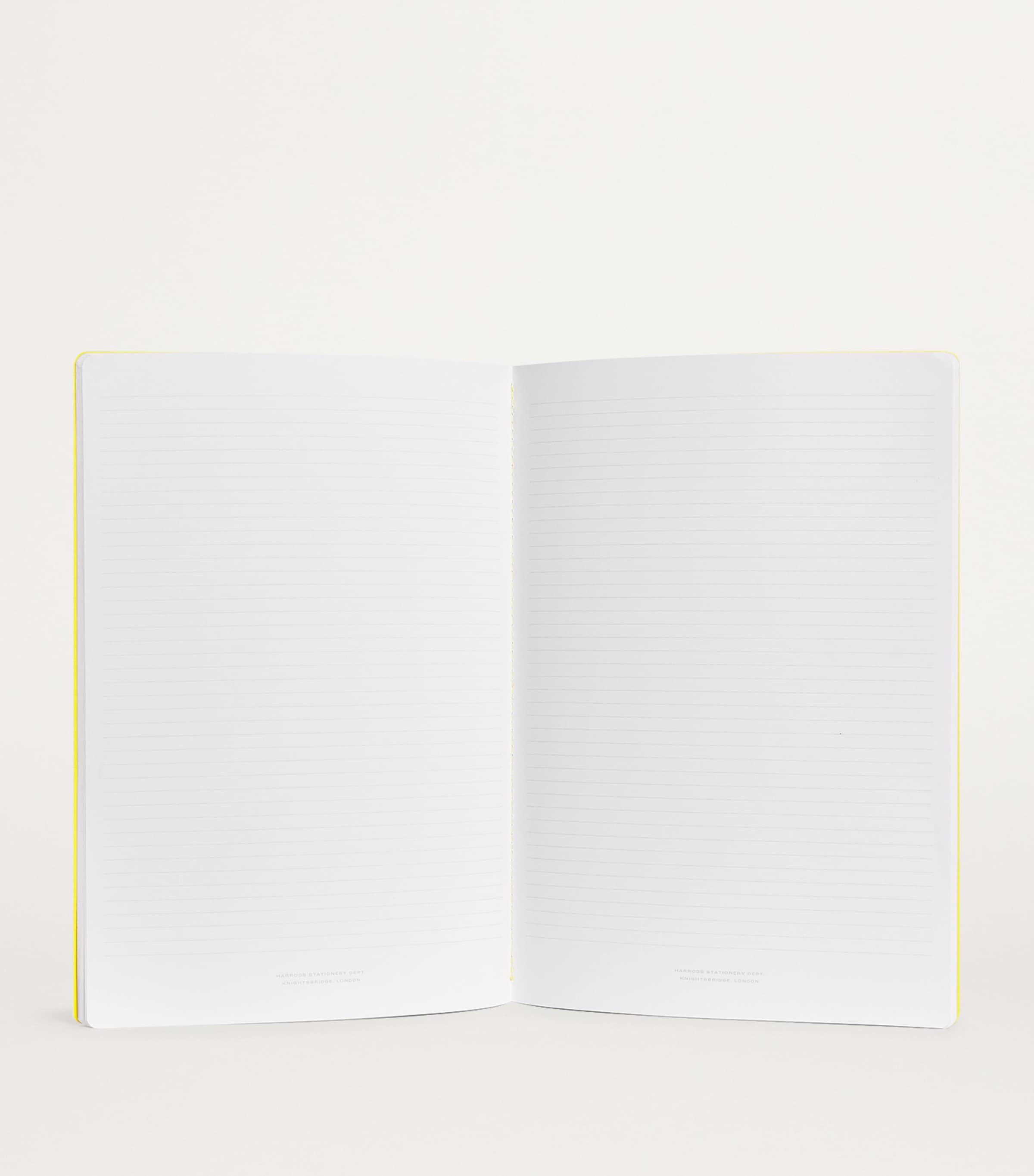 Harrods Logo A4 Notebook Yellow Image 2