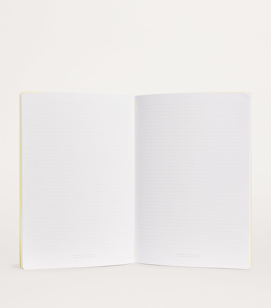 Harrods Logo A4 Notebook Yellow Image 2