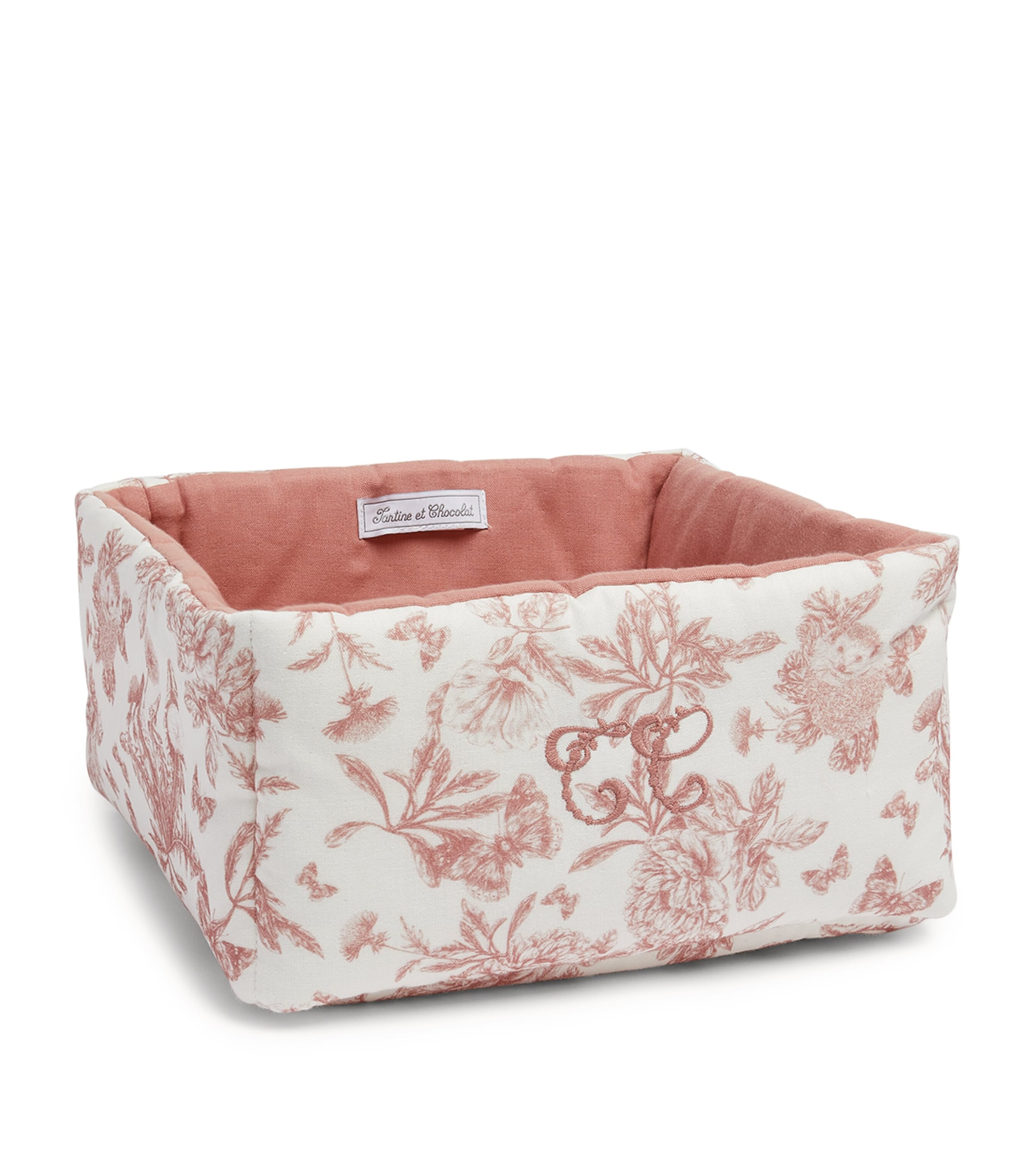Toile de Jouy Nursery Basket 34 BLUSH Image 2