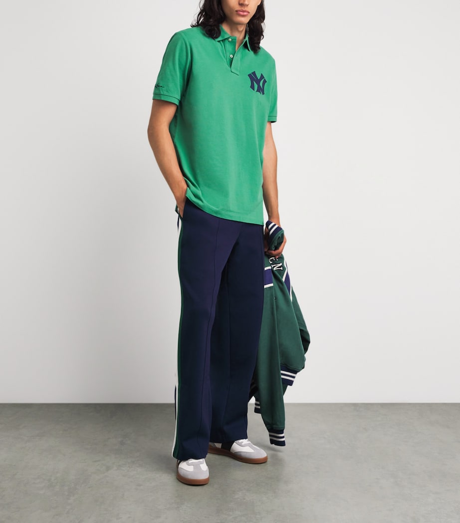 Polo Ralph Lauren Mens NY Yankees Polo Shirt Bay Green Image 2