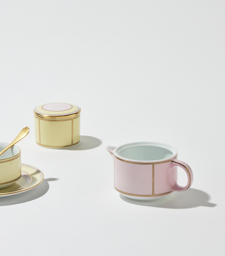 GINORI 1735 Porcelain Colonna Diva Rosa Milk Jug (300ml) Image 4