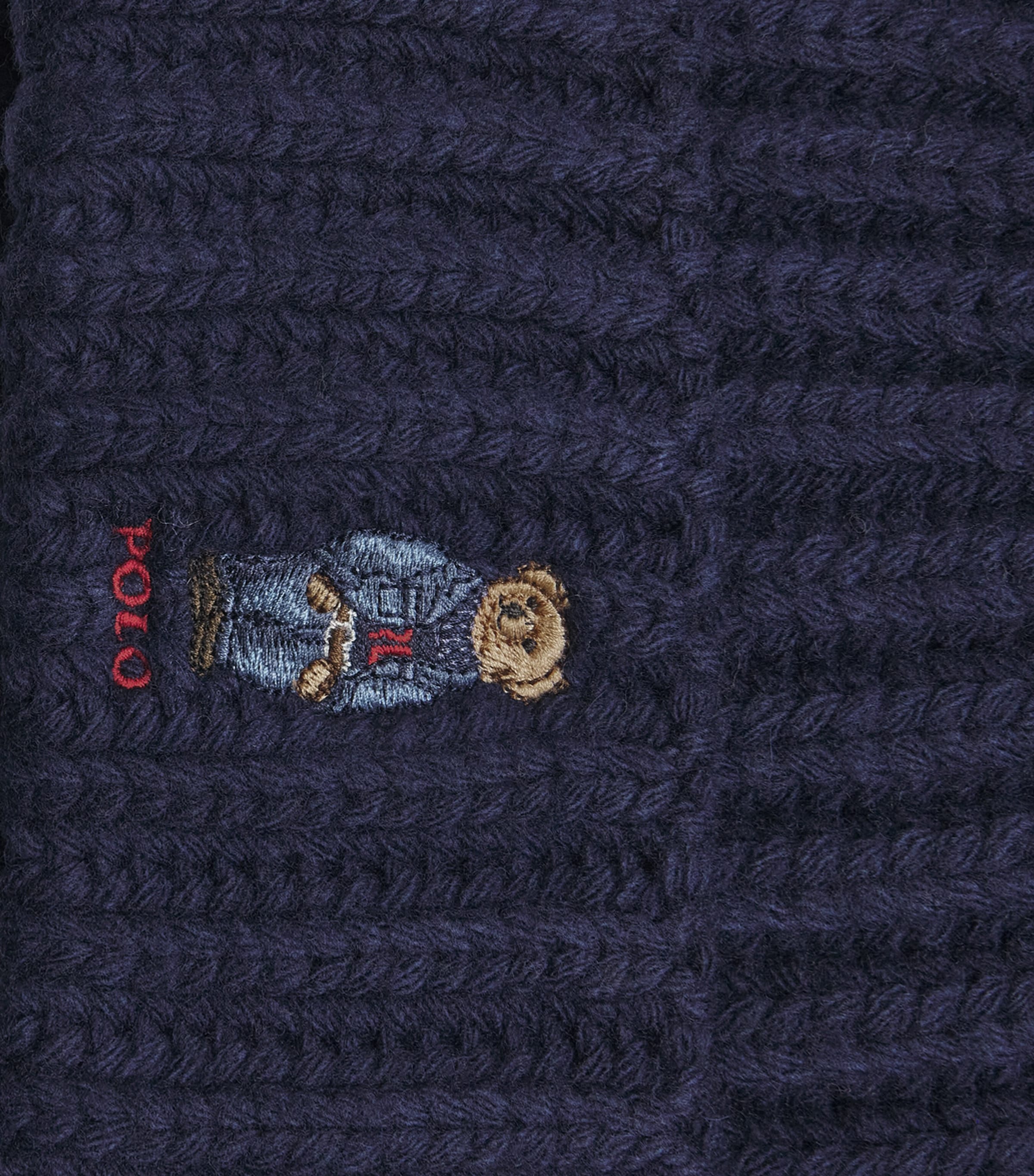 Polo Ralph Lauren Polo Bear Pom-Pom Beanie Hunter Navy Image 3