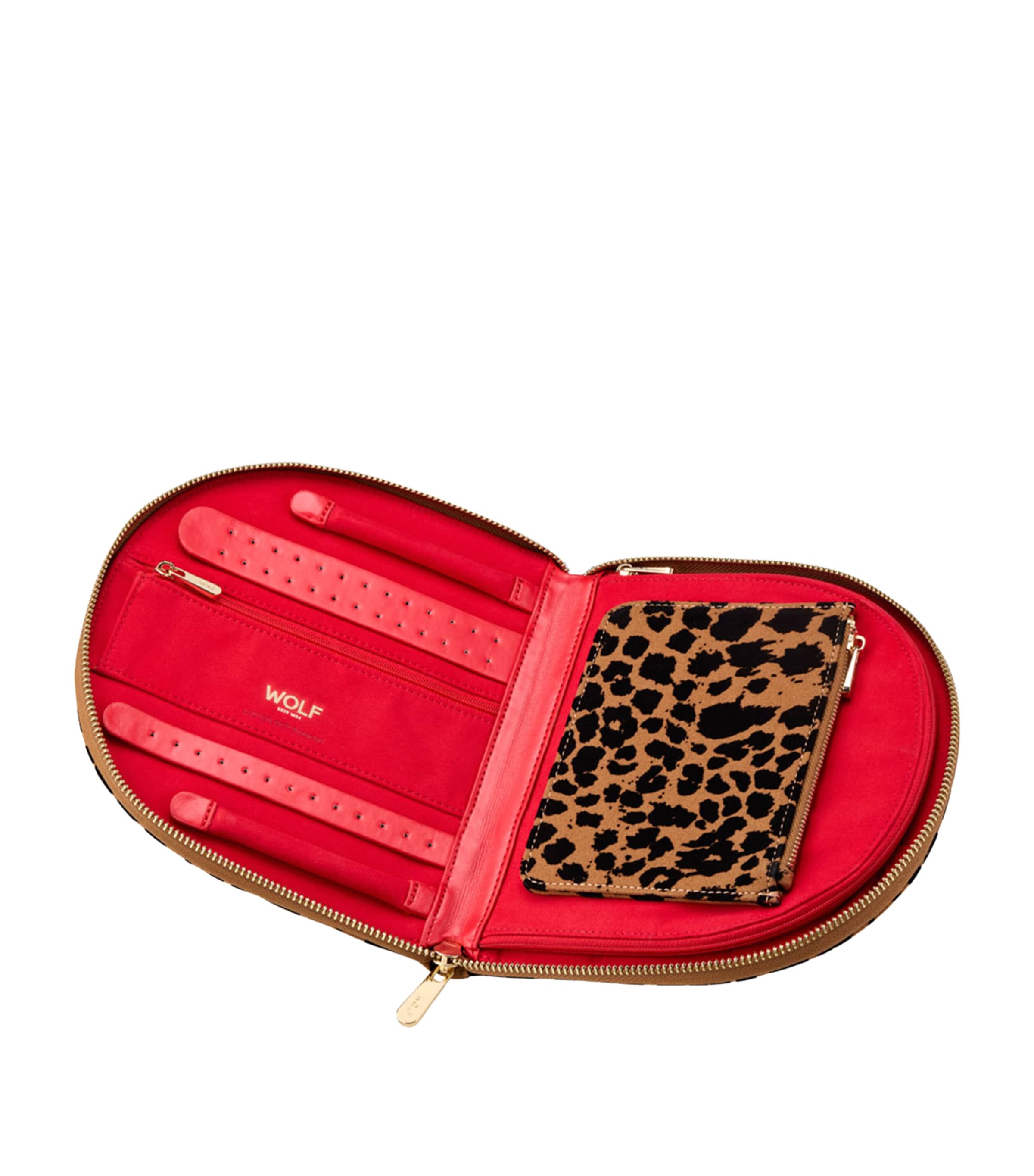 Nubuck Savanna Travel Jewellery Portfolio TAN Image 5