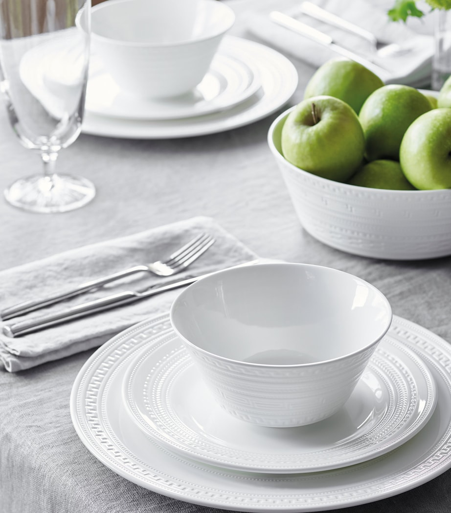 Wedgwood Bone China Intaglio Serving Bowl (20cm) White Image 6