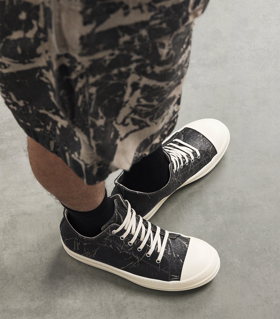 DRKSHDW Megacrust Denim Classic Low-Top Sneakers FOIL/MILK/MILK/ 5911 Image 2