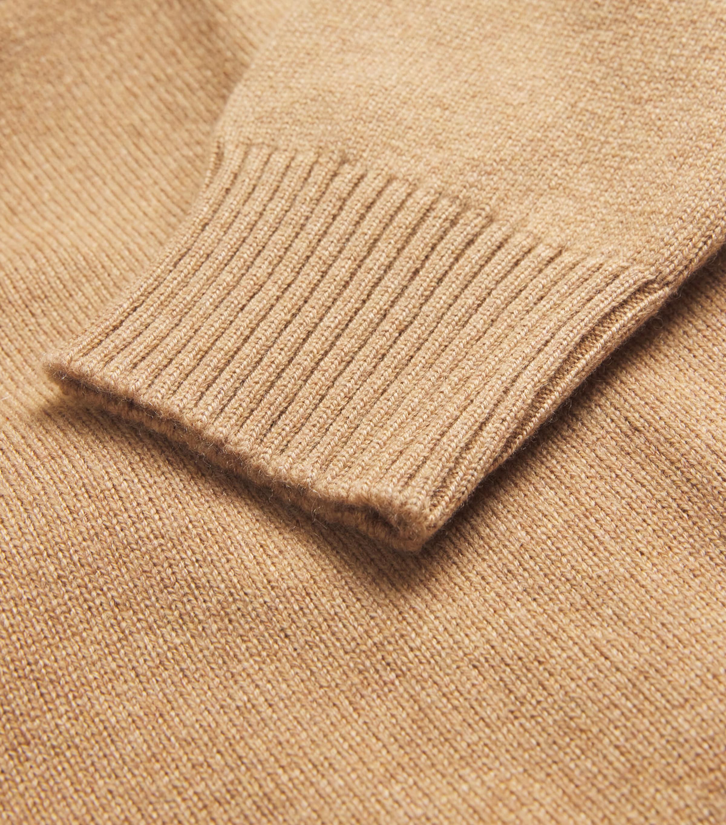 Cashmere V-Neck Sweater LLAMA Image 5