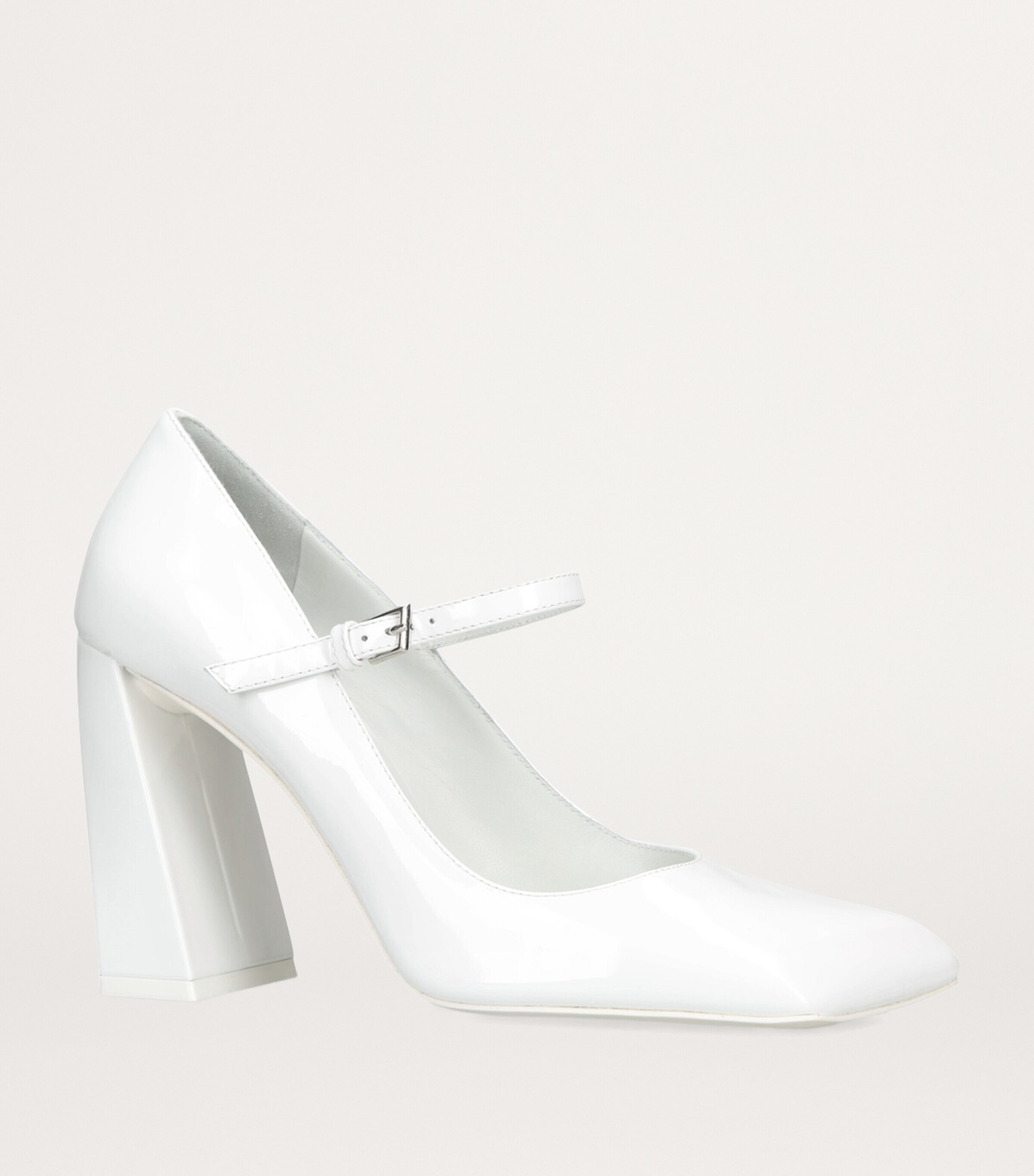 Patent Leather Charlotte Mary Janes 95 WHITE Image 3