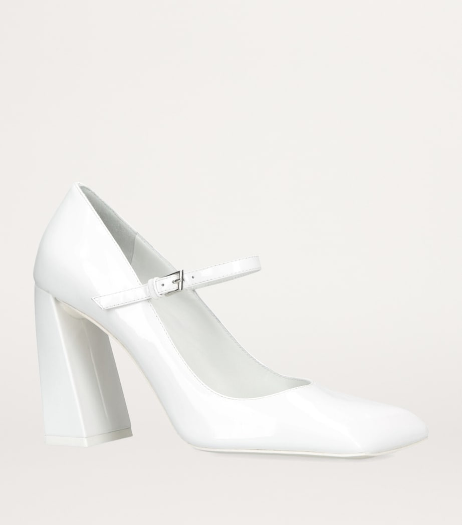 Patent Leather Charlotte Mary Janes 95 WHITE Image 3