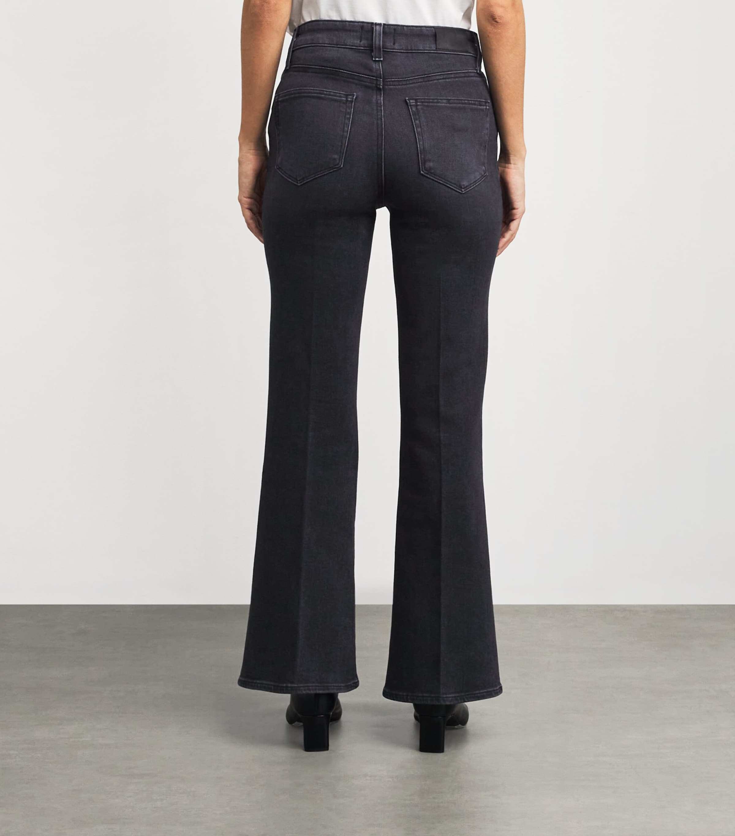 Marlow Skimmer Flared Jeans INK BLACK Image 4