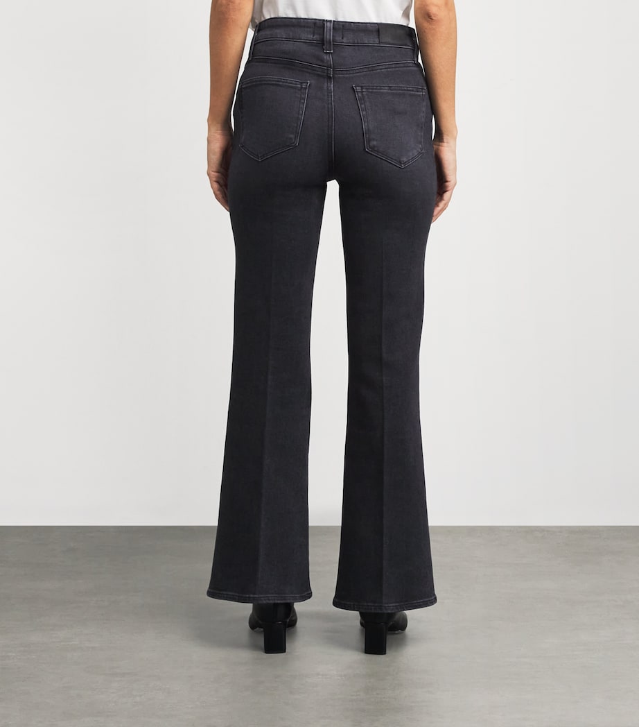 Marlow Skimmer Flared Jeans INK BLACK Image 4