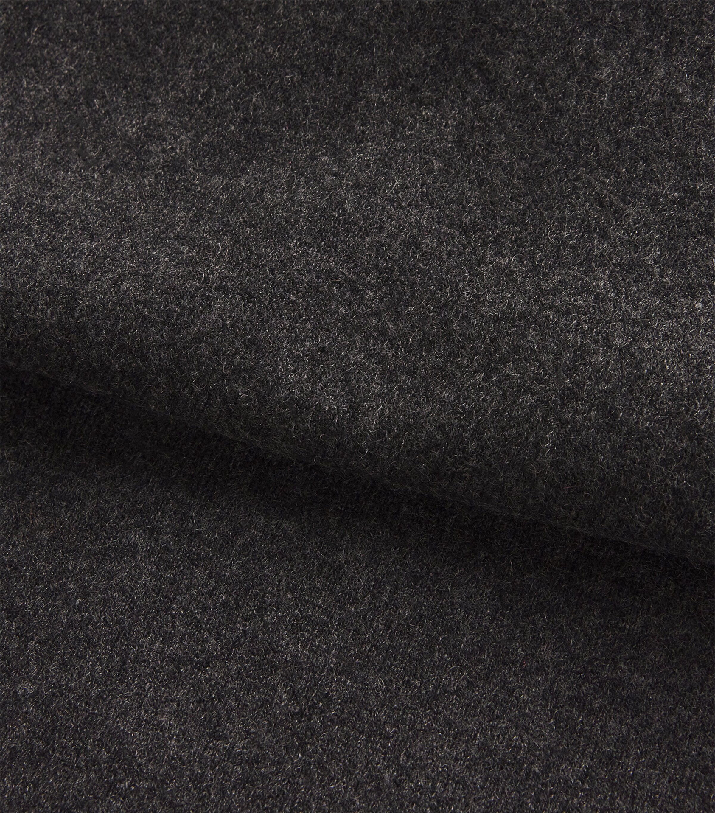 FRAME Womens Cashmere-Blend Travel Trousers Charcoal Heather Image 5