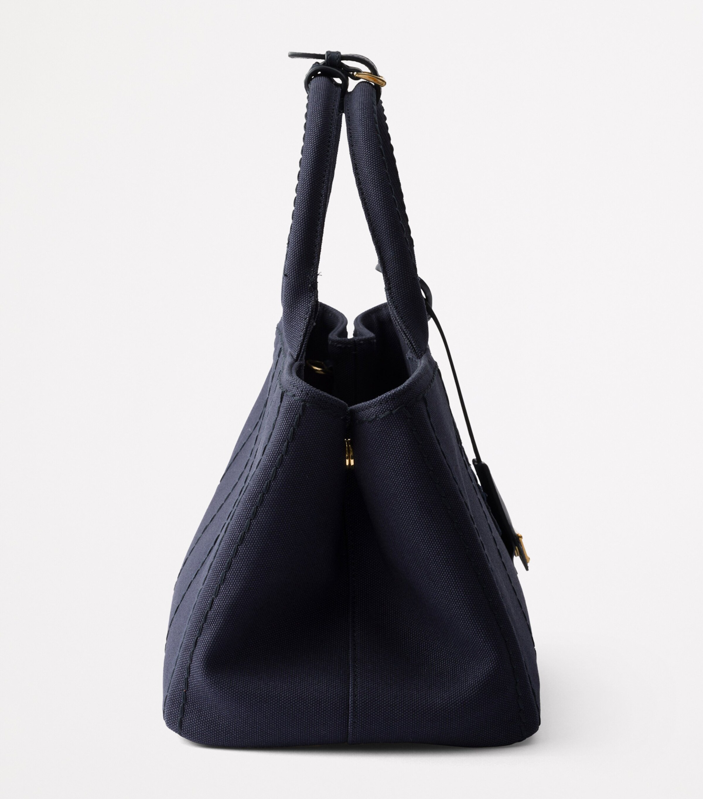 Large Cotton Canvas Top-Handle Bag F0216 Image 5